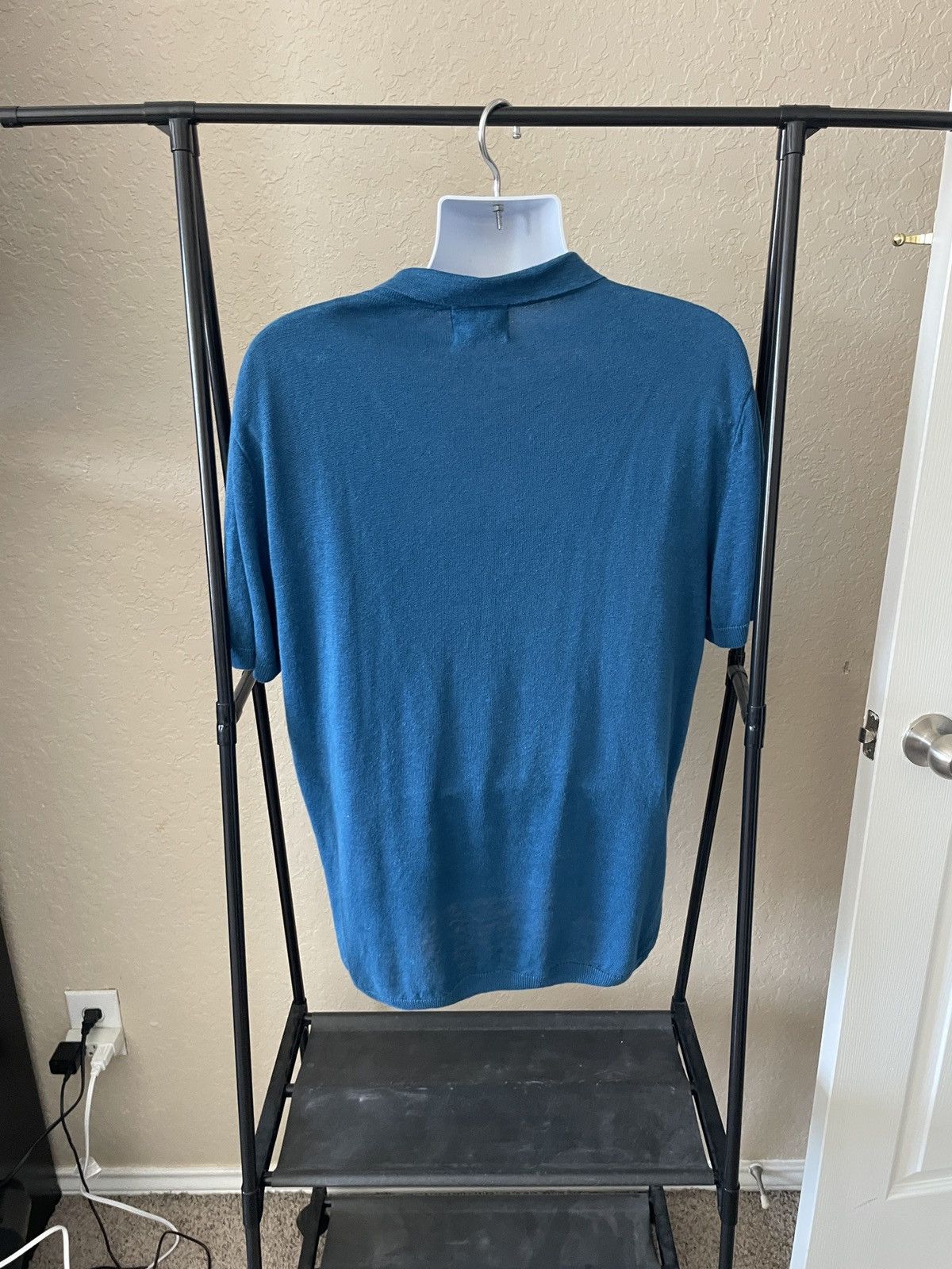 Timothy Everest Linen 3 Button Polo Knit Size US XL / EU 56 / 4 - 5 Thumbnail