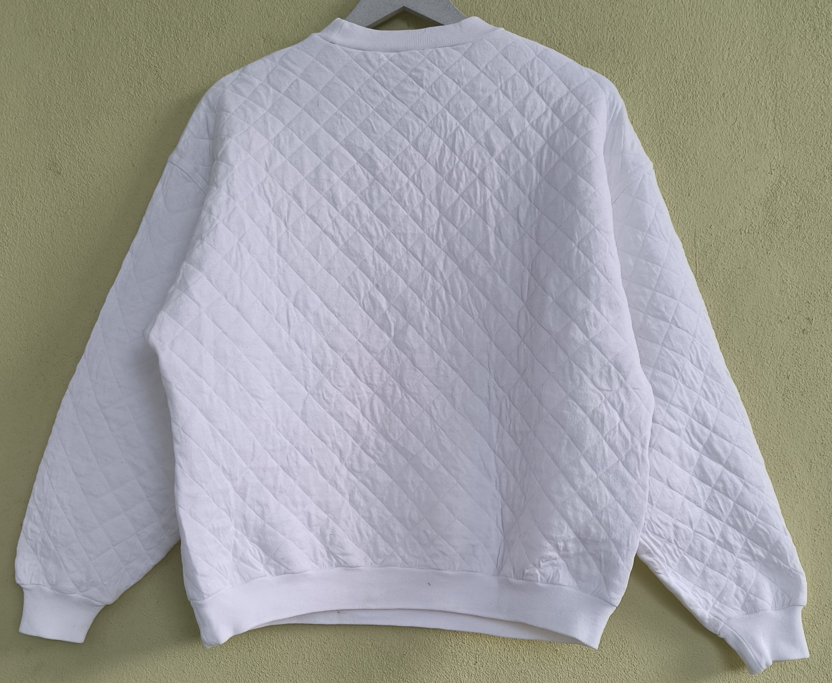 Ellesse × Vintage Vtg ELLESSE quilted sweatshirt Size US M / EU 48-50 / 2 - 5 Thumbnail