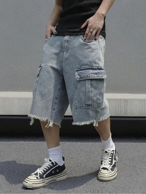 Jean Furuya x Haya Vintage Jorts Cargo Y2k Shorts Jeans Size US 32 / EU 48 - 4 Thumbnail