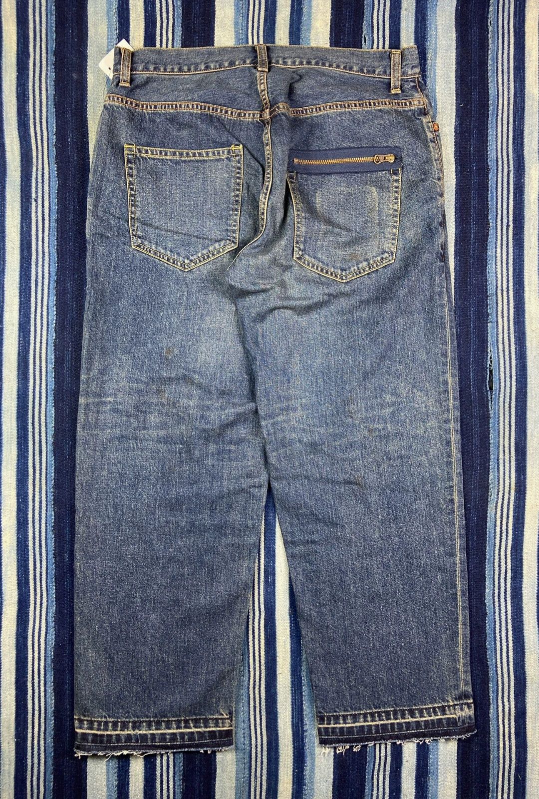 Beams Japan Beams Japan Heavy Wash Knife Distressed Tapered 9/10 M Size US 32 / EU 48 - 3 Thumbnail