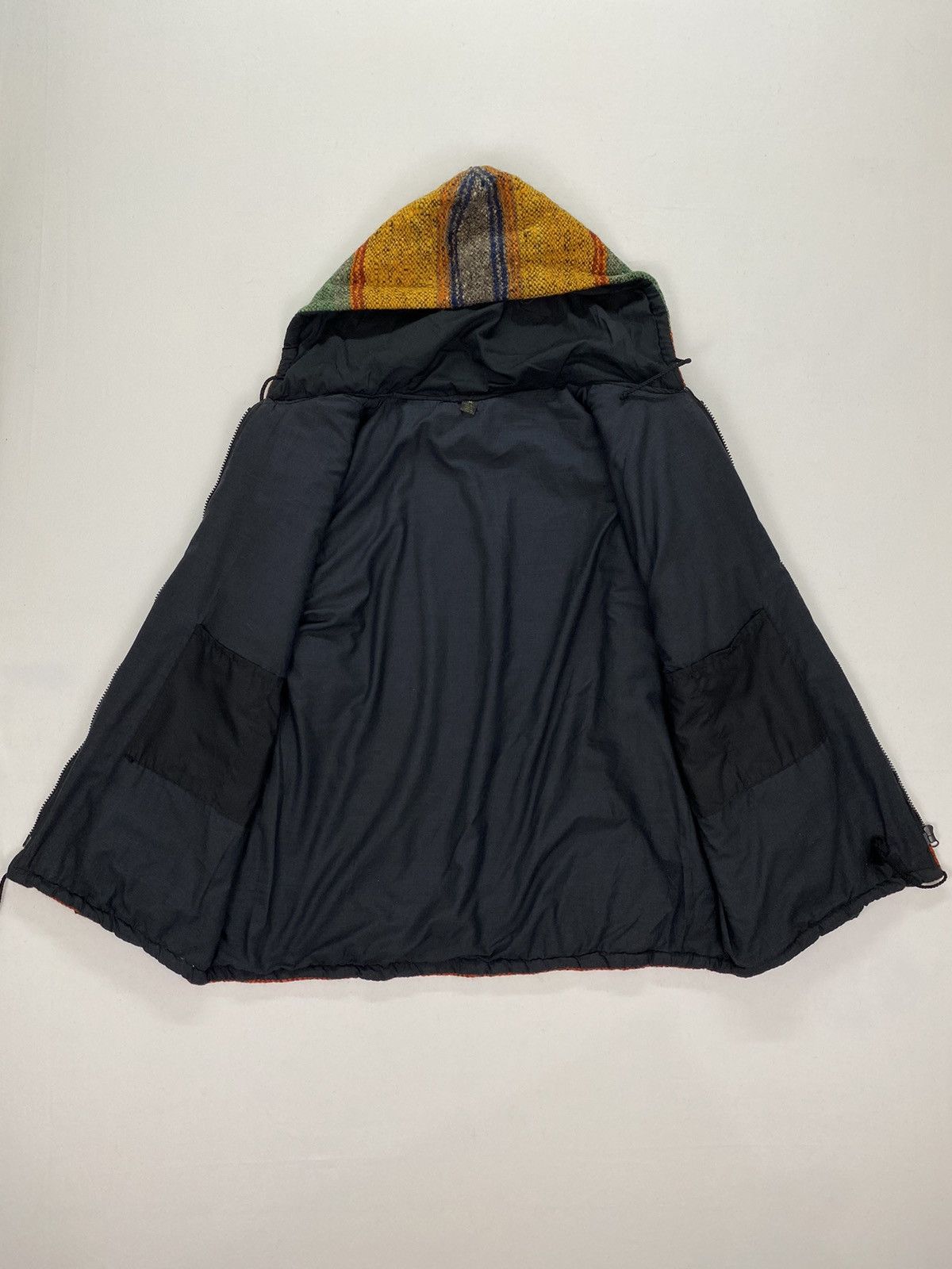 Native Vintage Wool Stripes Hooded Jacket Size US M / EU 48-50 / 2 - 8 Thumbnail