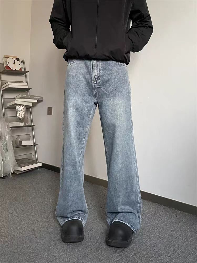 Japanese Brand × Jean Vintage wide leg loose fit straight leg jeans Size US 34 / EU 50 - 5 Thumbnail