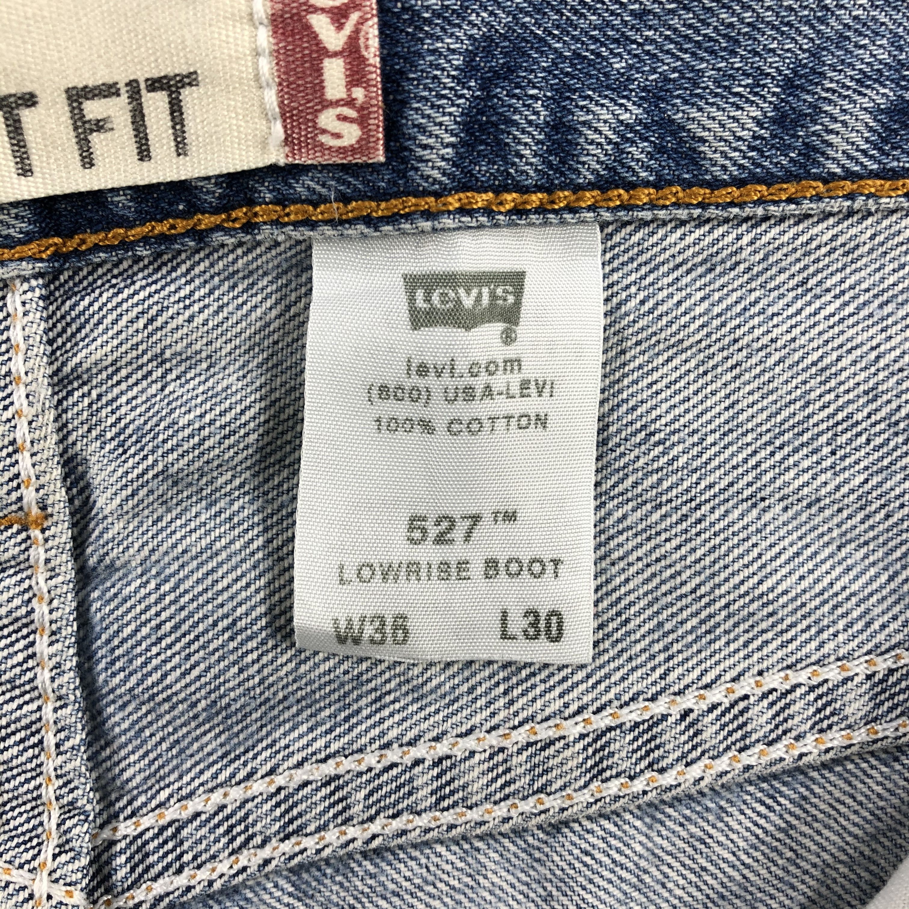 Levi's Vintage Light Wash Levis 527 Jeans-J1983 Size US 36 / EU 52 - 13 Thumbnail