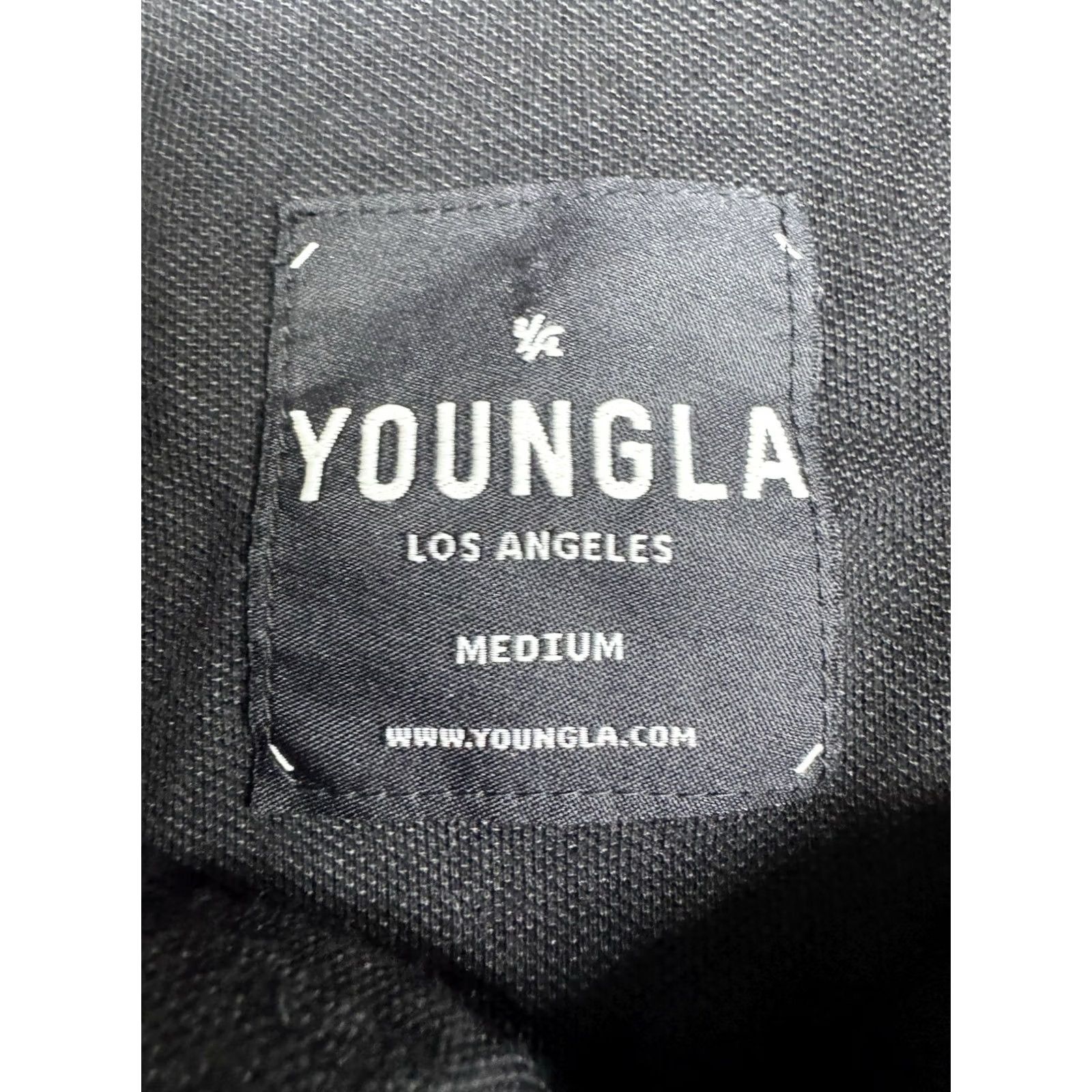 YoungLA YoungLA Button-Up Shirt Men M Long Sleeve Black Casual Stretch Soft Size US M / EU 48-50 / 2 - 3 Thumbnail