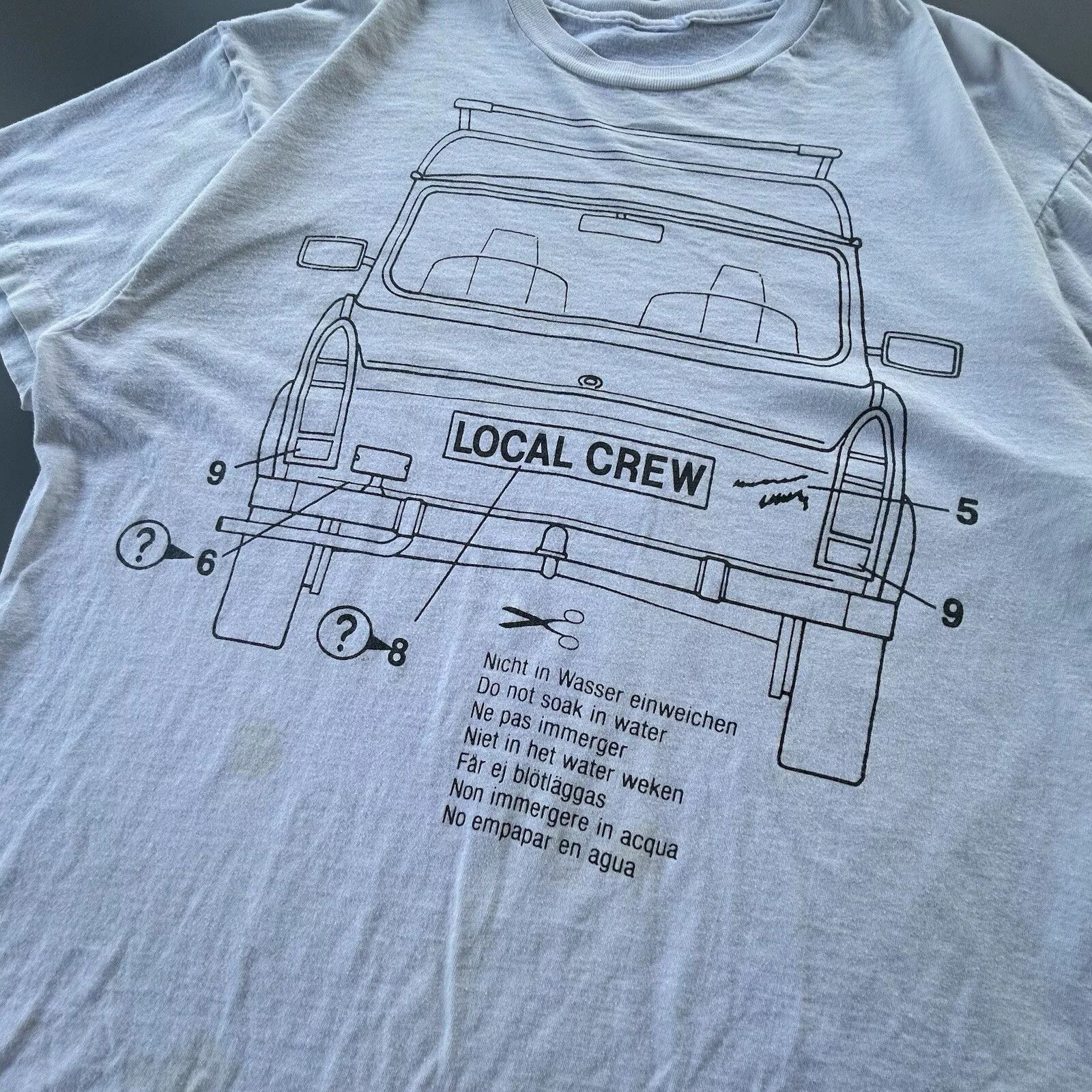 Hanes Vintage U2 Local Stage Crew T-Shirt Off Road Truck Size US XL / EU 56 / 4 - 7 Thumbnail
