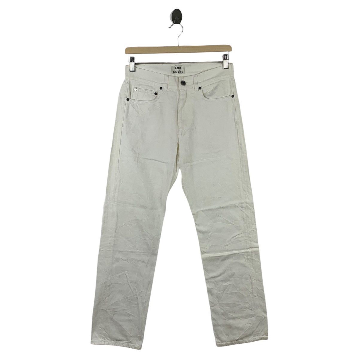 ACNE STUDIOS white colour jeans