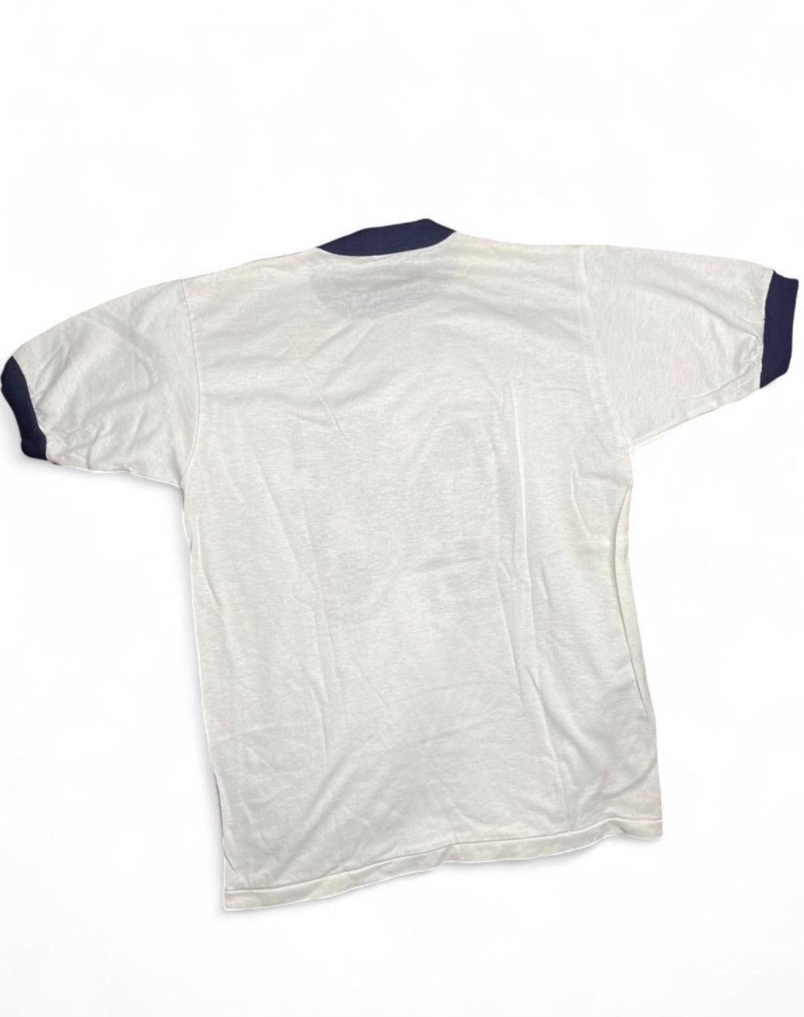 Soffe Vtg 90s SOFFE US NAVY RingerTee Single Stitch Made in USA M Size US L / EU 52-54 / 3 - 4 Thumbnail