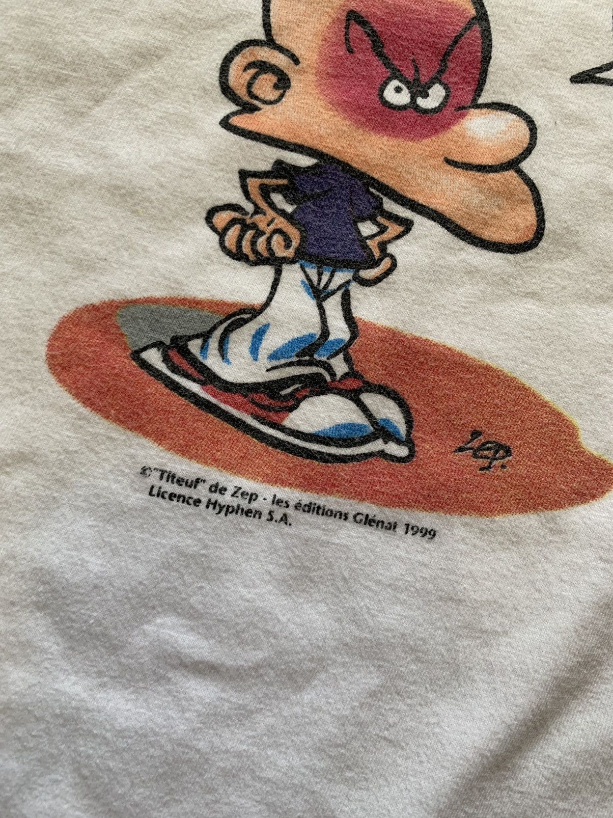 Band Tees 1999 Titeuf Vintage Men's T-shirt Size US M / EU 48-50 / 2 - 3 Thumbnail