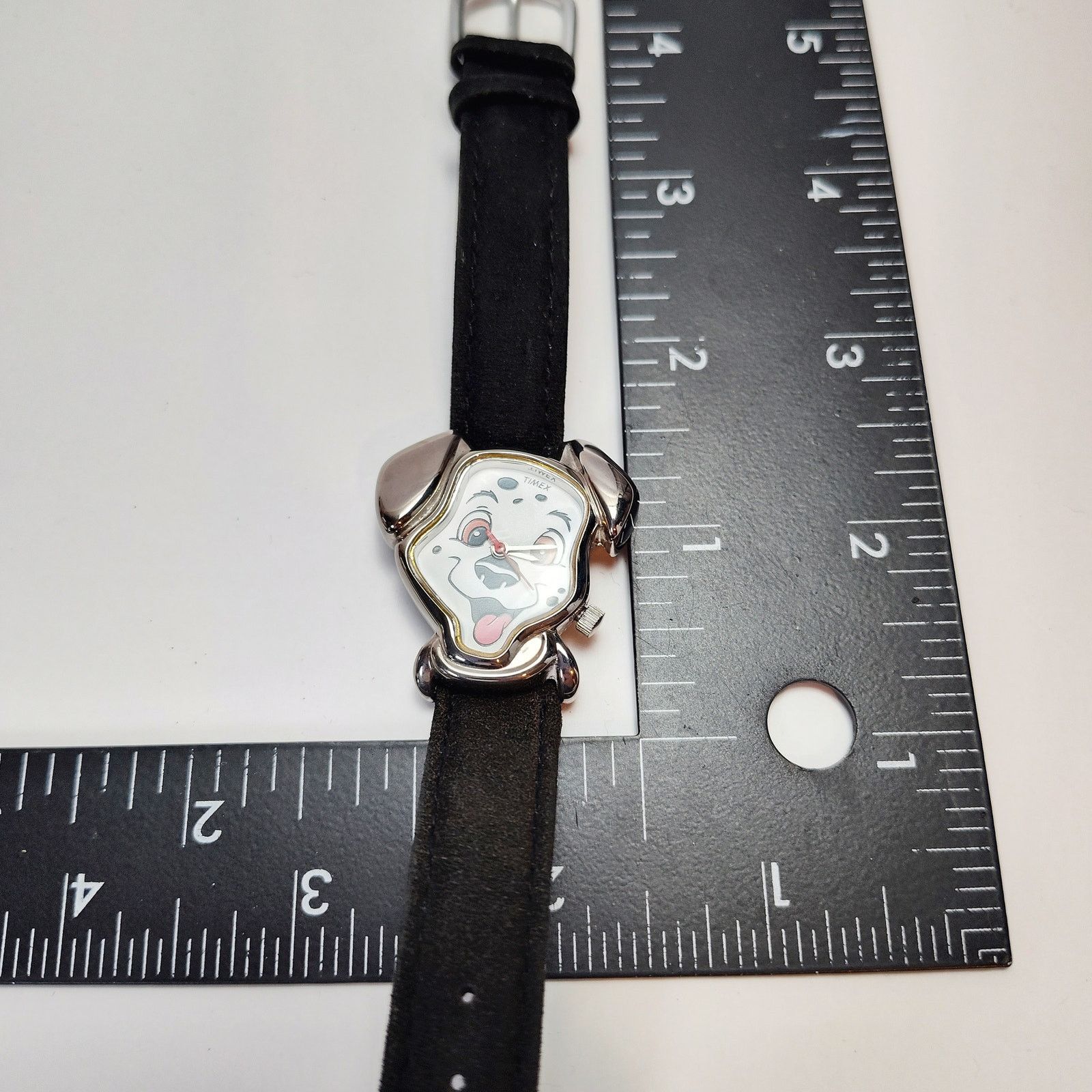 Disney Disney 101 VTG Dalmatians Puppy Dog Timex Watch Ears Case Size ONE SIZE - 6 Thumbnail