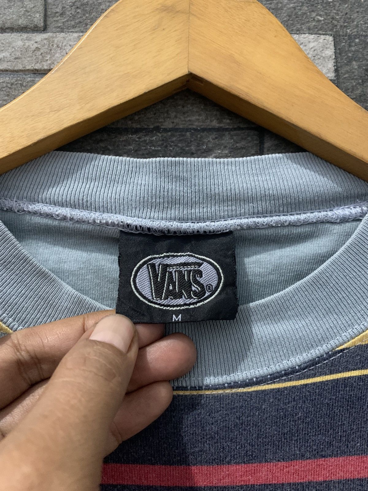 Vans Vintage Vans Stripe Tee Size US M / EU 48-50 / 2 - 3 Thumbnail