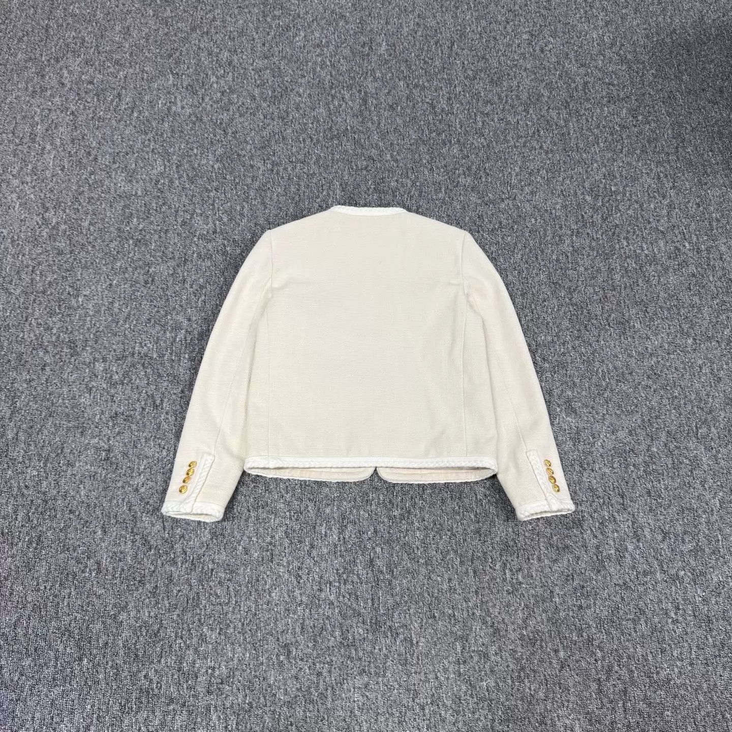 Celine Celine Cream Short Blazer 34 99 New Size XXS / US 00 / IT 34 - 2 Thumbnail