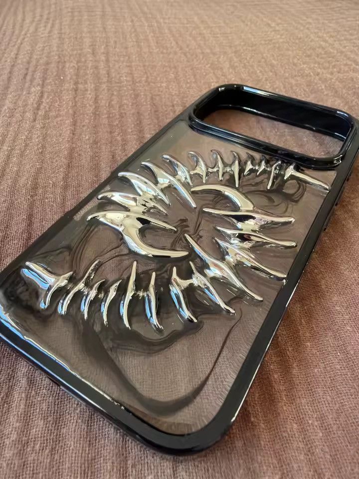 Other Punk Gothic Silicon Case For Iphone 17 Pro Size ONE SIZE - 3 Thumbnail