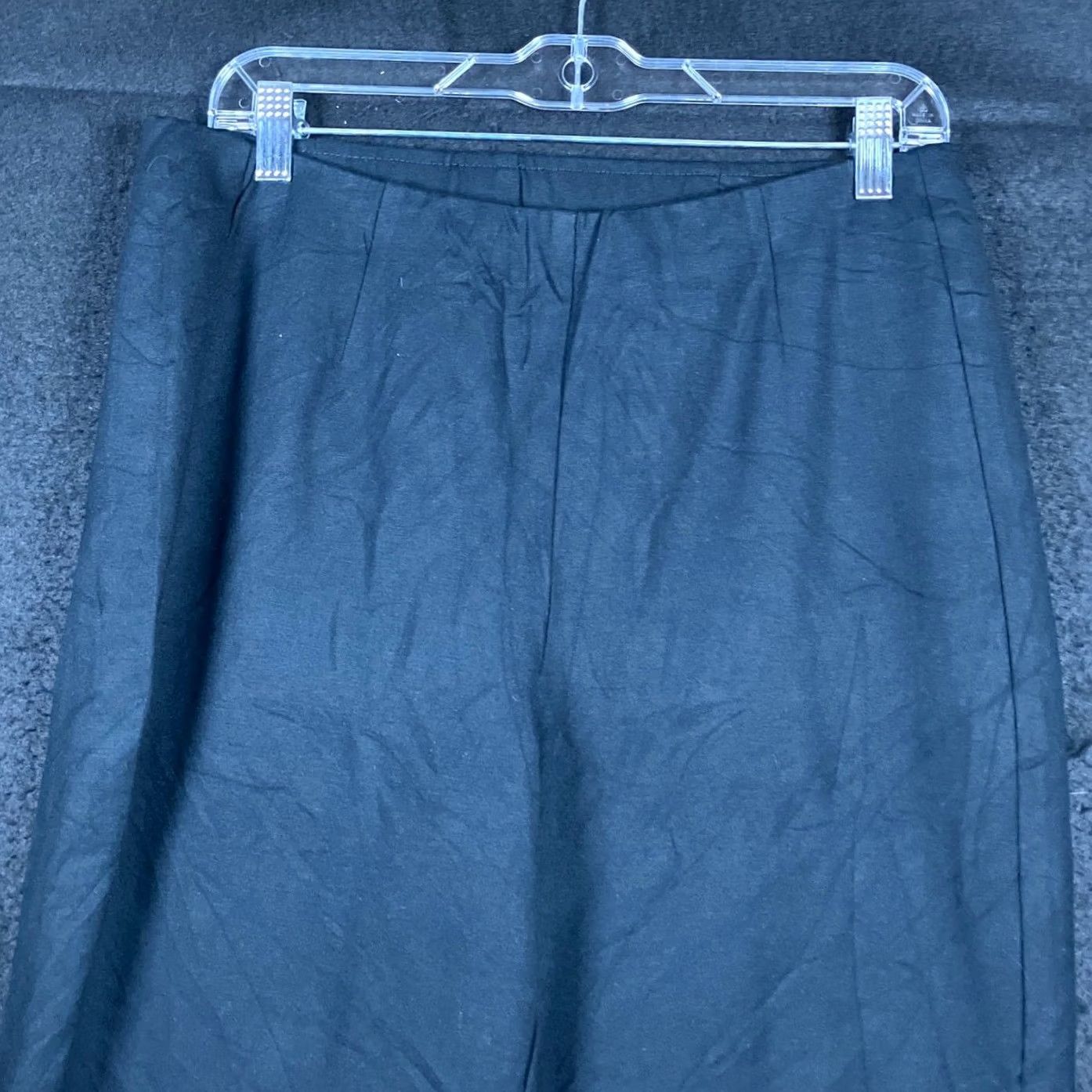 J. Jill J Jill Womens Pants Black Pull On High Rise Ponte Slim Leg Stretch Medium Pants Size 24" / US 00 / IT 34 - 2 Thumbnail