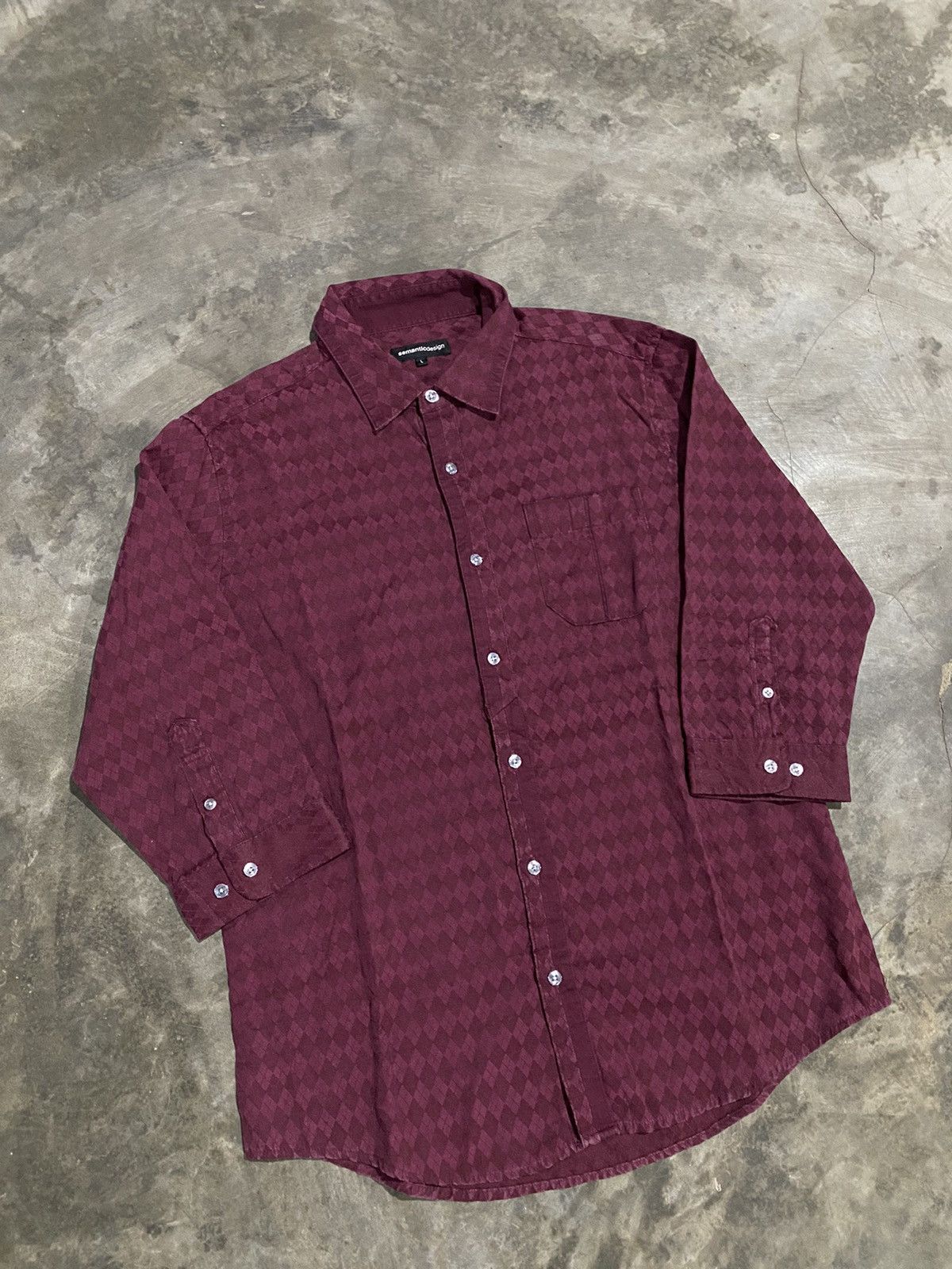 If Six Was Nine × Japanese Brand × semanticdesign Semantic design ifsixwasnine punk shirt Size US L / EU 52-54 / 3 - 2 Thumbnail
