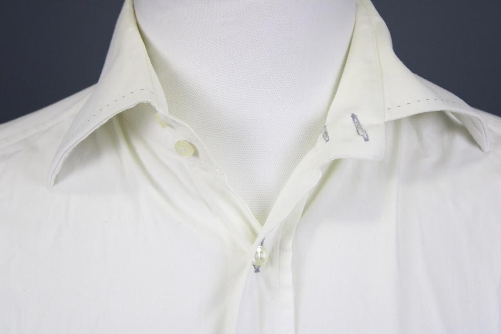 Katharine Hamnett London Katharine Hamnett London White Shirt Size 41 / 16 Size US M / EU 48-50 / 2 - 6 Thumbnail