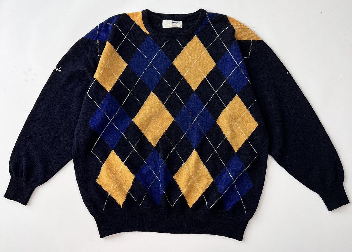 Pringle Of Scotland PRINGLE SPORTS Scotland Navy blue wool sweater XXL Size US XXL / EU 58 / 5 - 7 Thumbnail