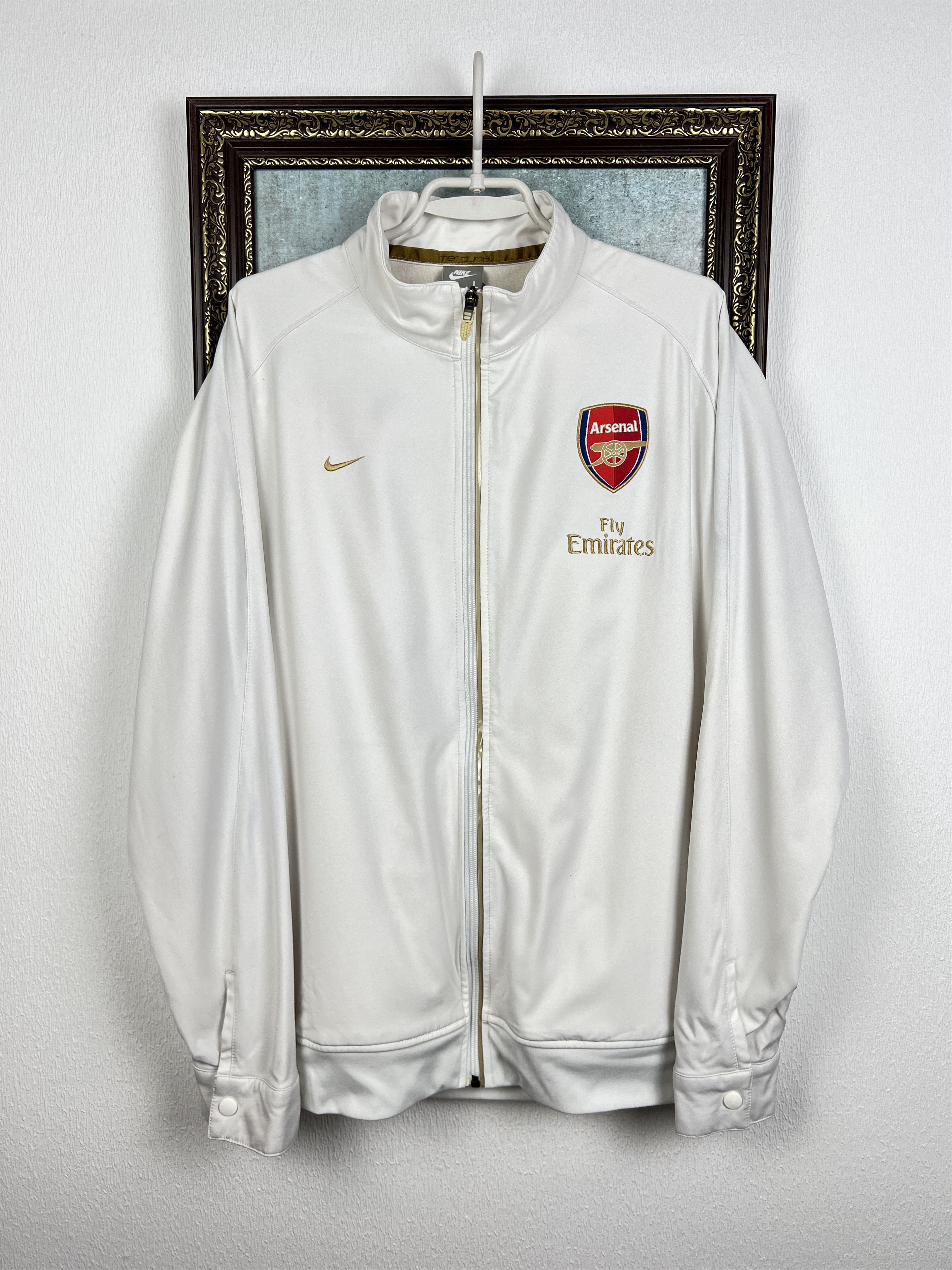 Nike Vintage Arsenal Football Jacket Soccer Track Top Gunners Size US L / EU 52-54 / 3 - 1 Thumbnail