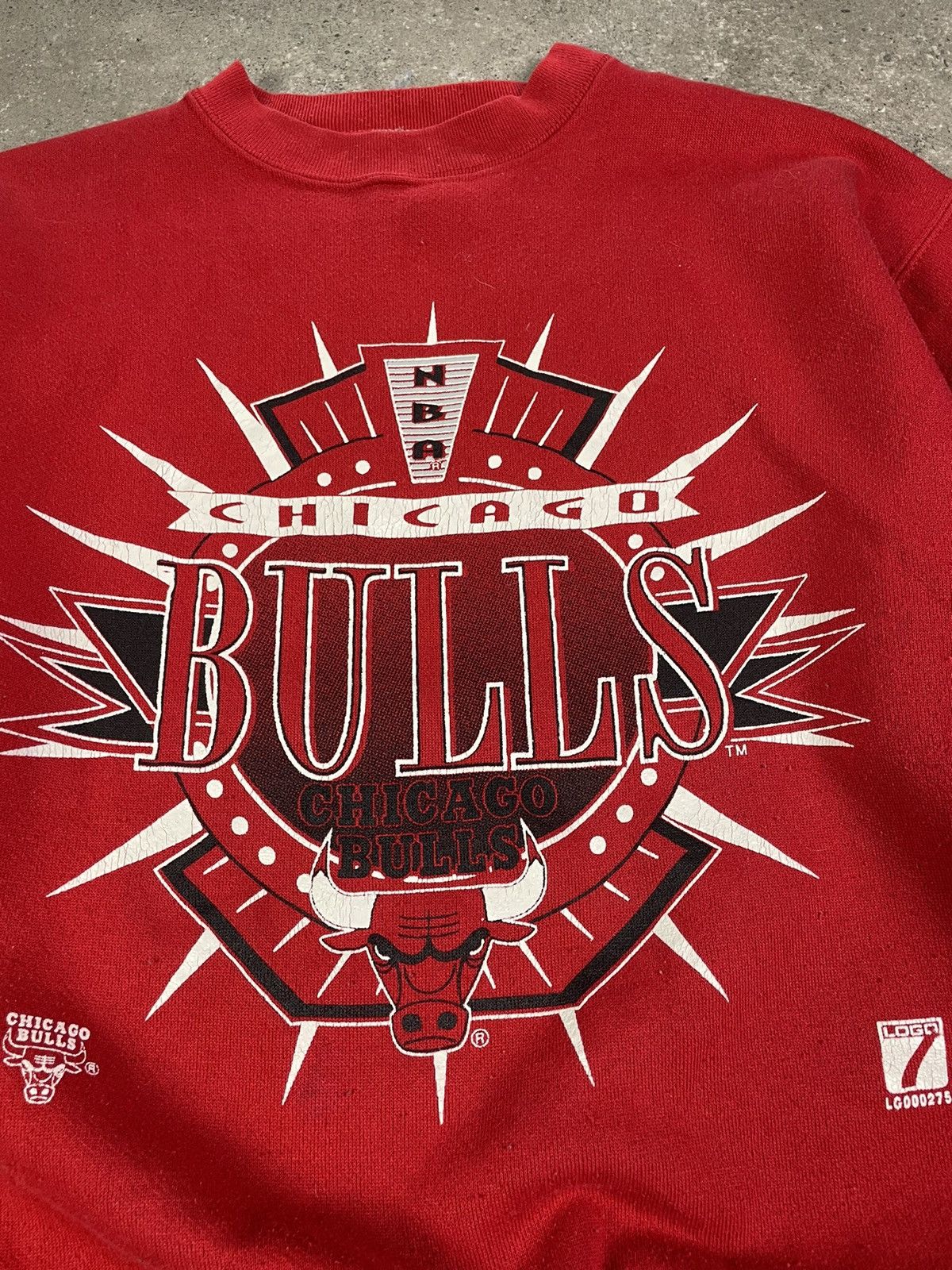 Logo 7 × NBA × Vintage Logo 7 Vintage Chicago Bulls Crewneck Size US M / EU 48-50 / 2 - 2 Thumbnail