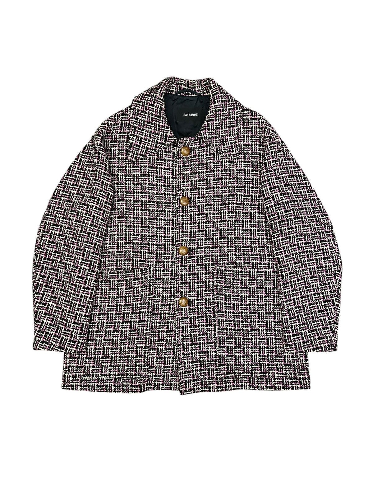 Raf Simons F/W 15 Tweed Coat Size US S / EU 44-46 / 1 - 2 Thumbnail