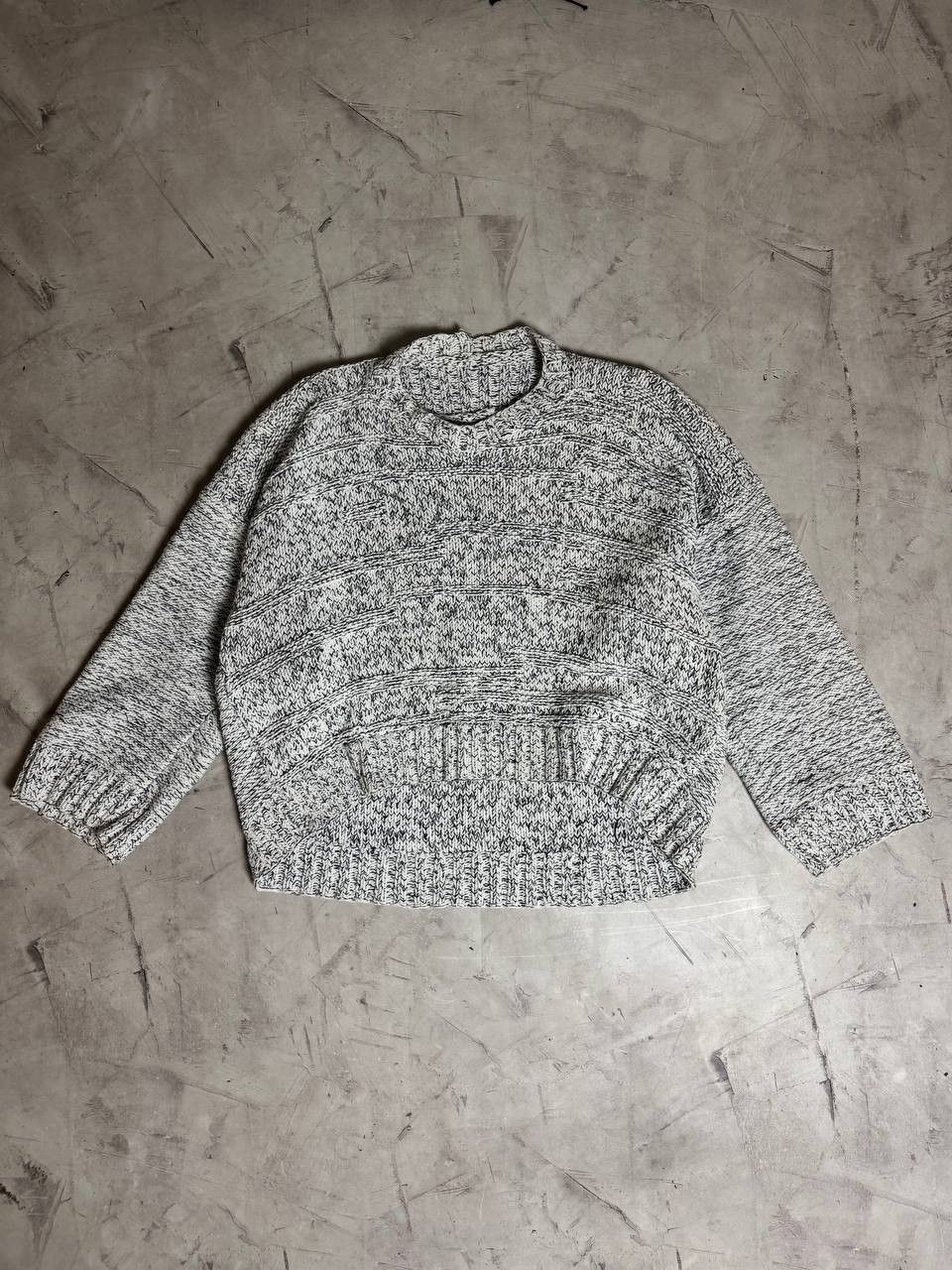 Other Extra Rare Body map England 80s assimetric knite sweater Size US L / EU 52-54 / 3 - 1 Thumbnail