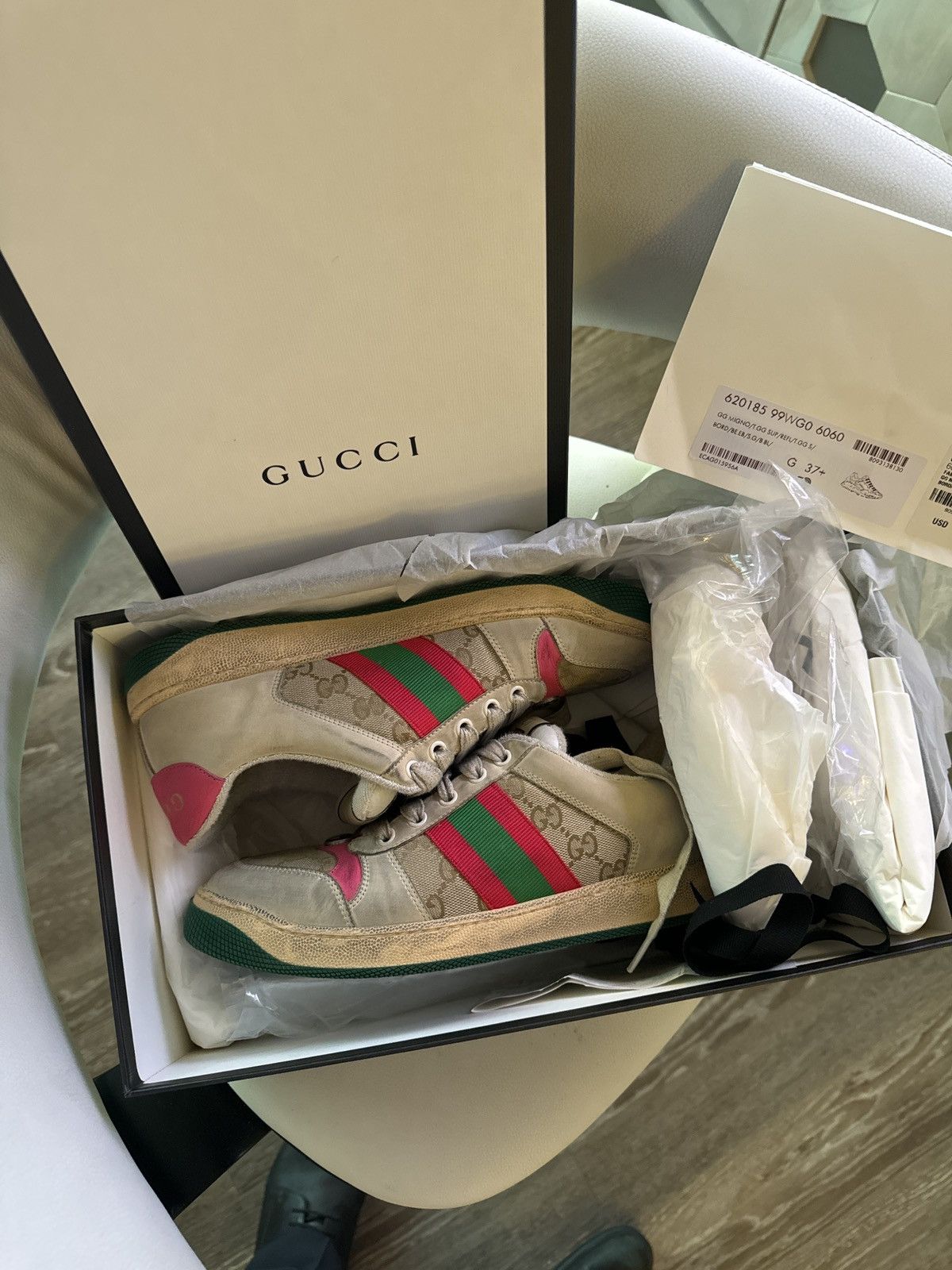 Gucci Gucci Women’s sneakers Size US 8 / IT 38 - 4 Thumbnail