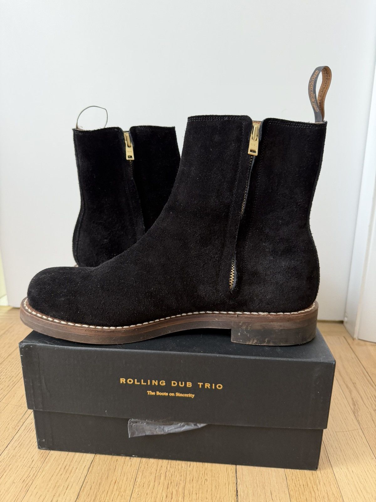Rolling Dub Trio Rolling Dub Trio Casper Black Oiled Suede (US 9.5) Size US 9.5 / EU 42-43 - 5 Thumbnail
