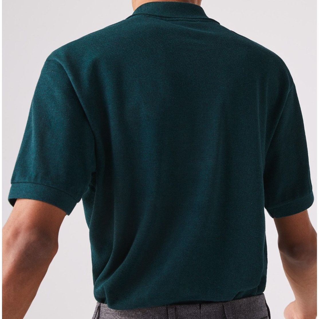 Lacoste Lacoste Mens Classic Short Sleeve Chine Pique Polo Green 4XL Size US XXL / EU 58 / 5 - 3 Thumbnail