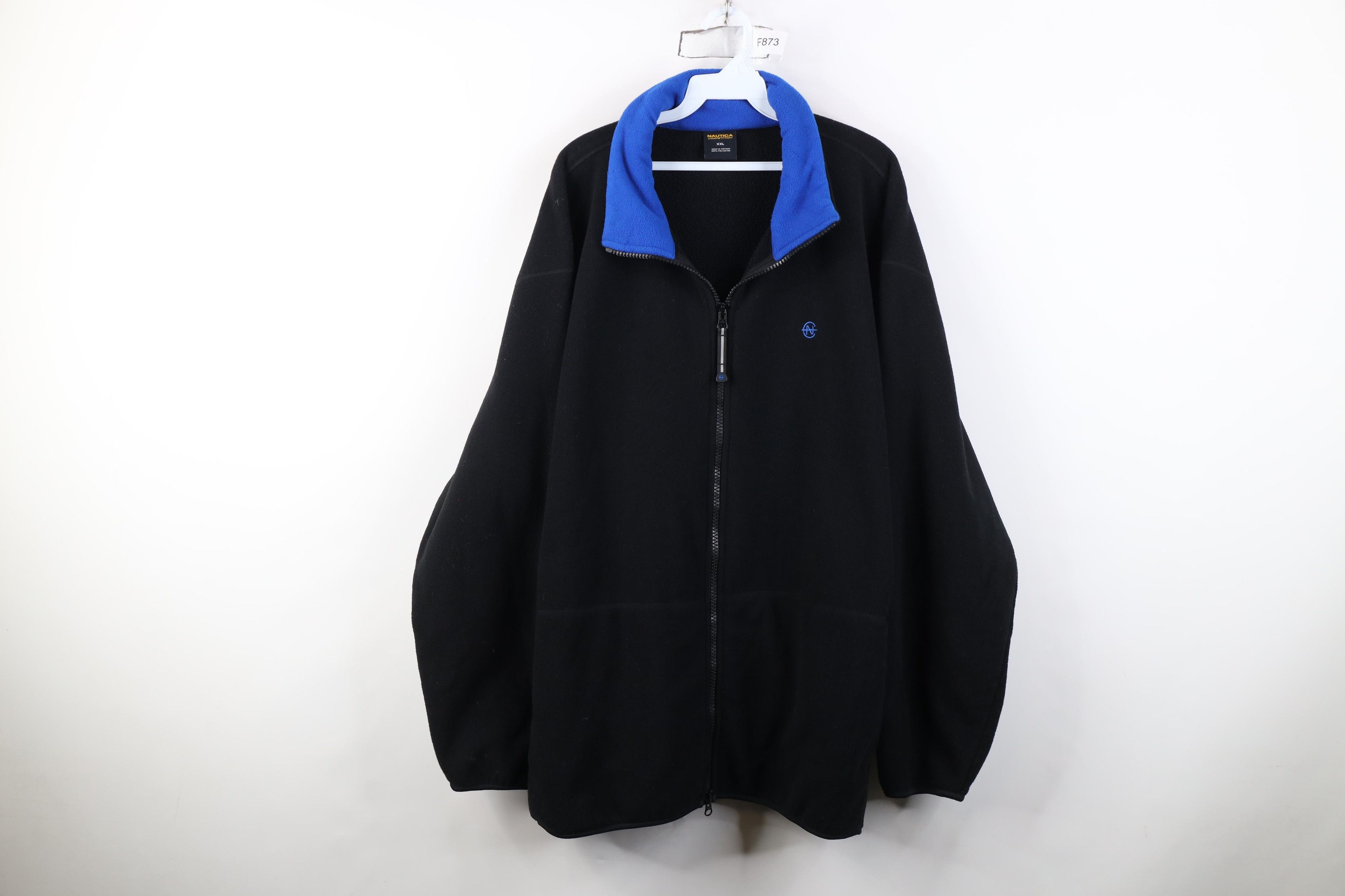Nautica Vintage 90s Nautica Competition Full Zip Fleece Jacket Black Size US XXL / EU 58 / 5 - 1 Thumbnail