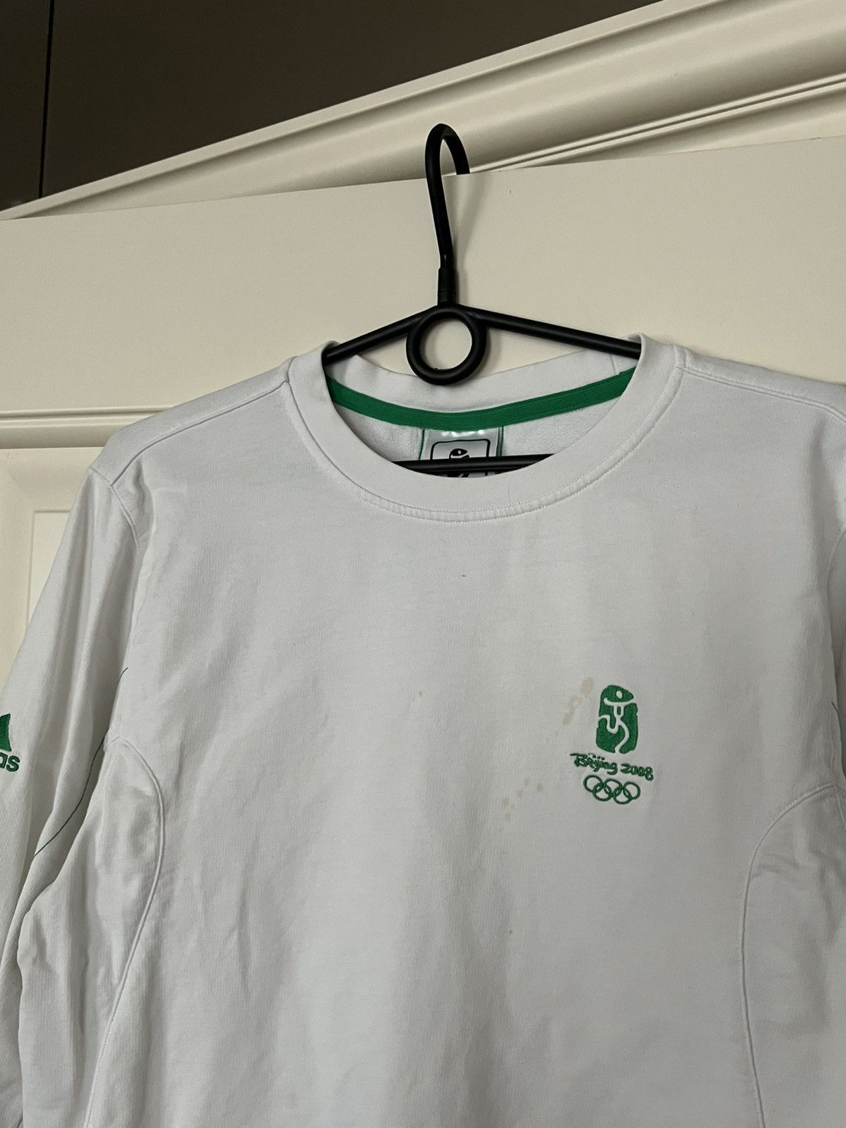 Adidas Adidas Beijing 2008 Olympic Games Sweatshirt Rare Vintage Size US L / EU 52-54 / 3 - 5 Thumbnail