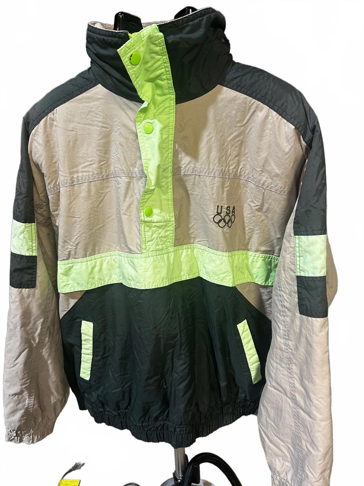USA Olympics Vintage 1980s 1990 USA Olympics Windbreaker Official License Size US M / EU 48-50 / 2 - 1 Thumbnail