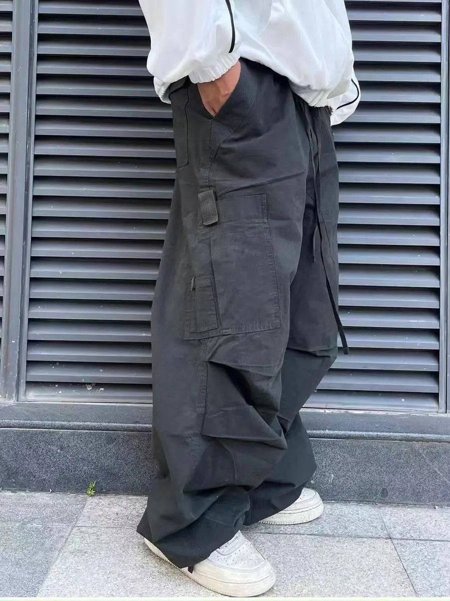 Japanese Brand × Jean Street Hip Hop Straight Leg Loose Casual Pants Size US 32 / EU 48 - 3 Thumbnail