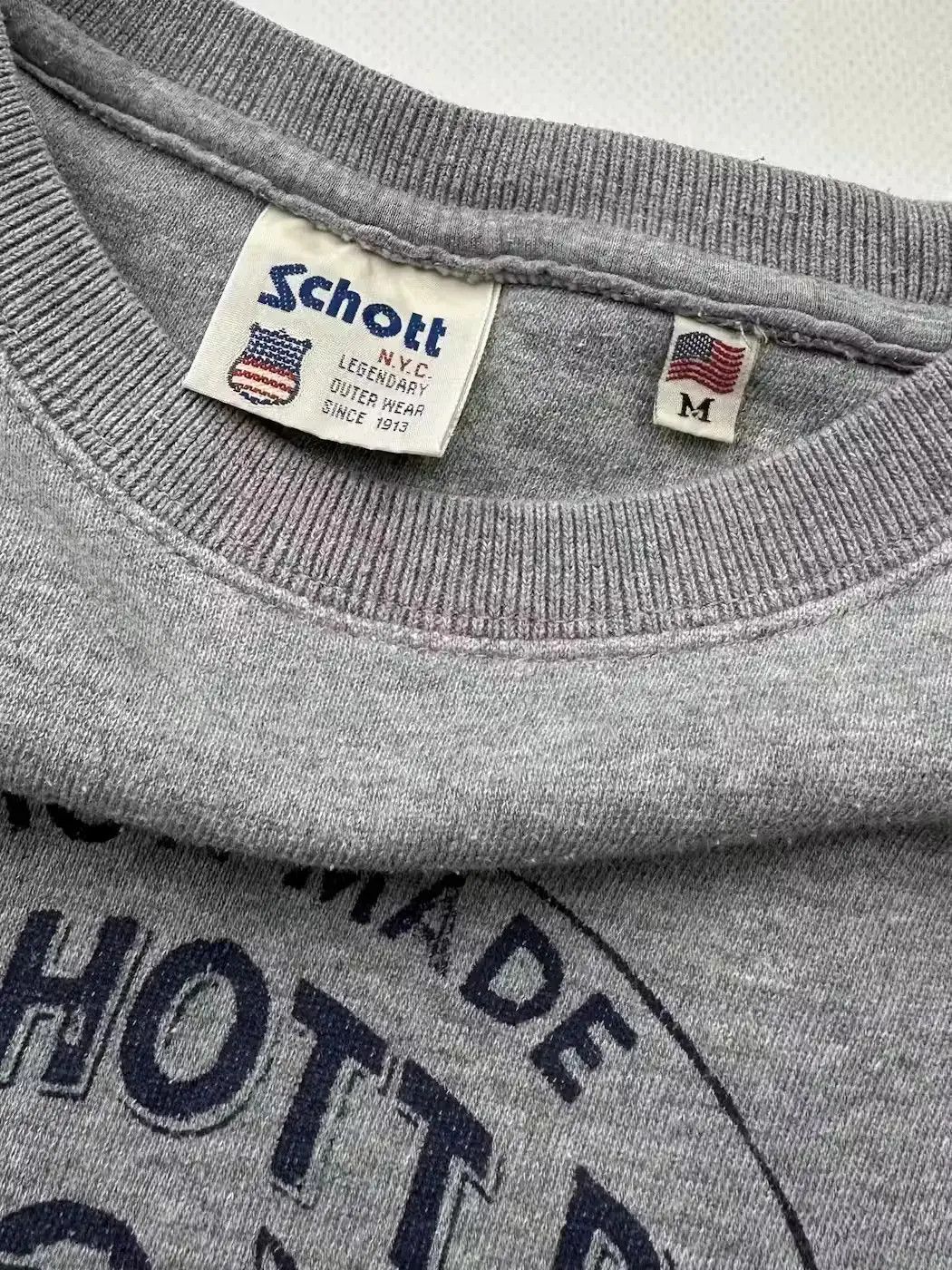 Schott Schott N.Y.C. Vintage Sweatshirt (37) Size US S / EU 44-46 / 1 - 4 Thumbnail