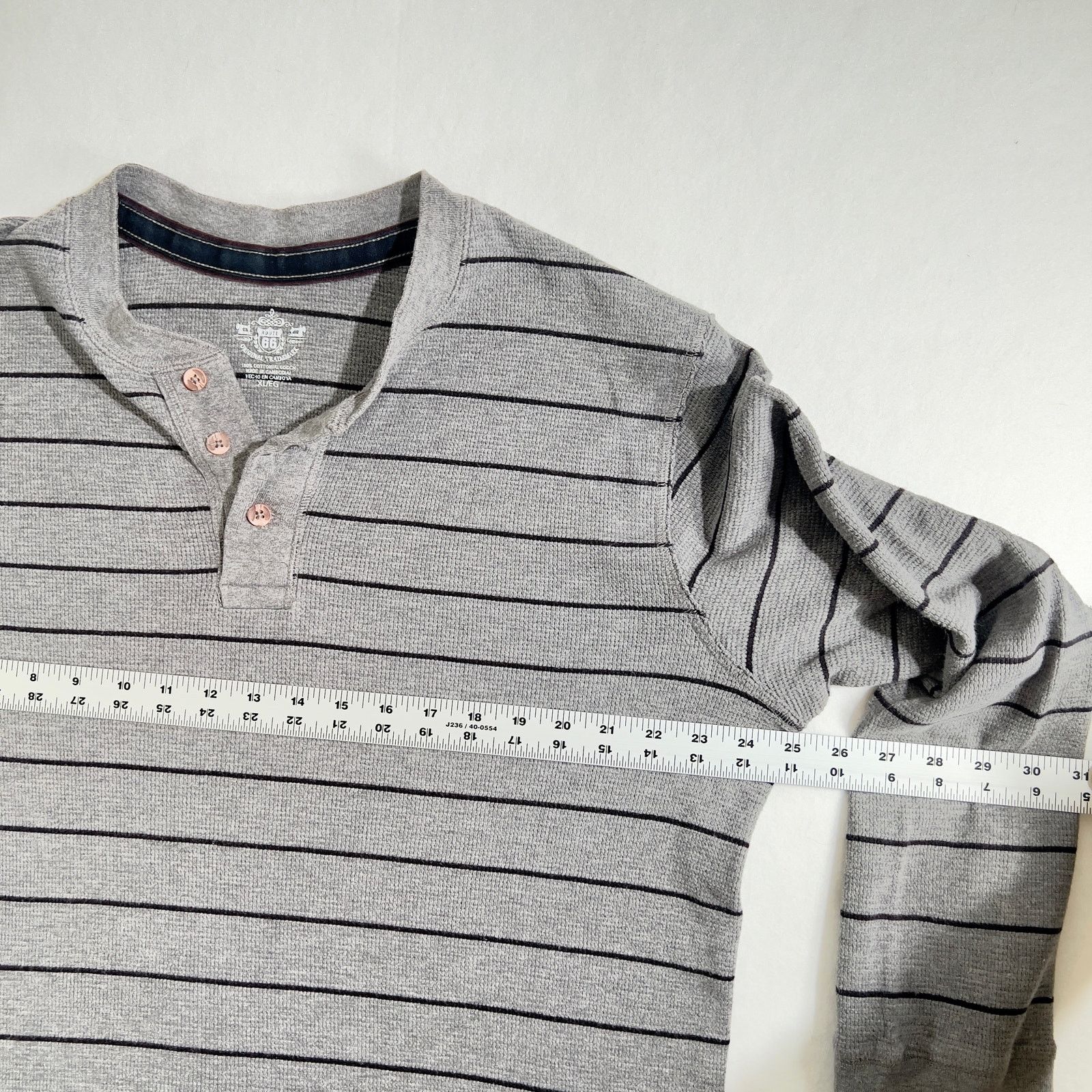 Route 66 Henley Polo Shirt Route 66 Men's XL 3-Button Pullover Long Size US XL / EU 56 / 4 - 6 Thumbnail