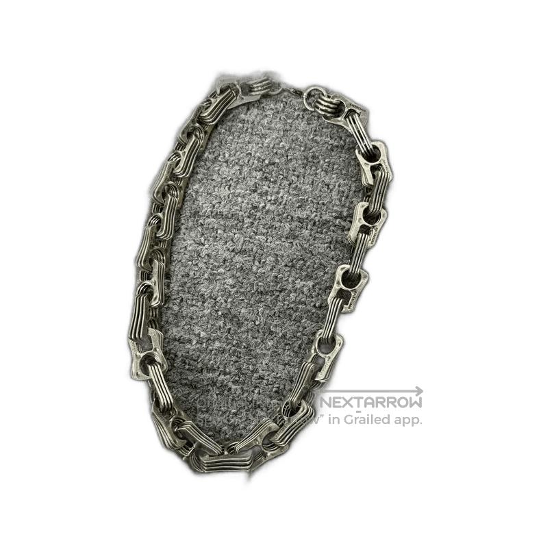 Balenciaga Balenciaga Silver Necklace Fashion Statement. Size ONE SIZE - 1 Thumbnail