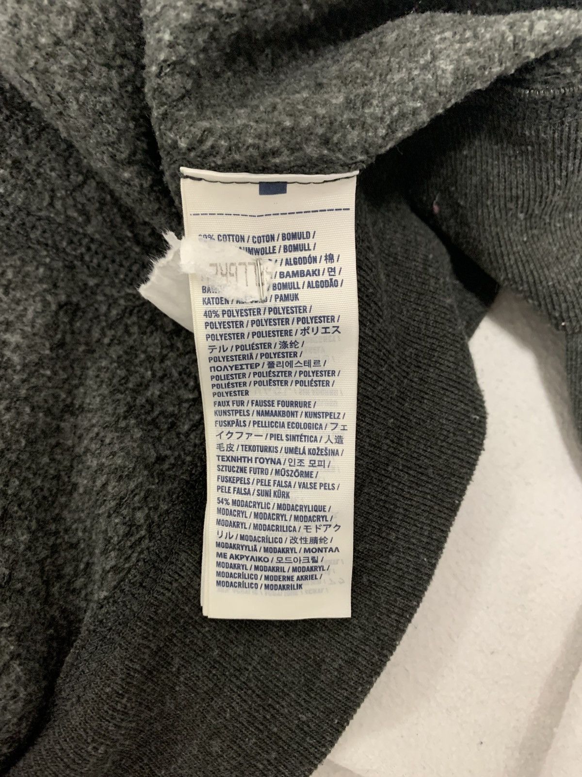 Abercrombie & Fitch × If Six Was Nine × Le Grande Bleu (L.G.B.) VINTAGE ABERCROMBIE FITCH FAUX FUR CROPPED ZIP HOODIE Size L / US 10 / IT 46 - 9 Thumbnail