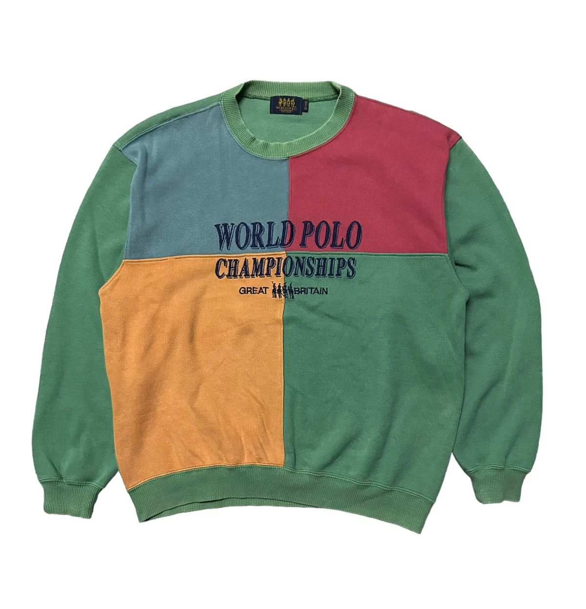 Polo Ralph Lauren world Polo championship great britain multicolor sweatshirt Size US M / EU 48-50 / 2 - 6 Thumbnail
