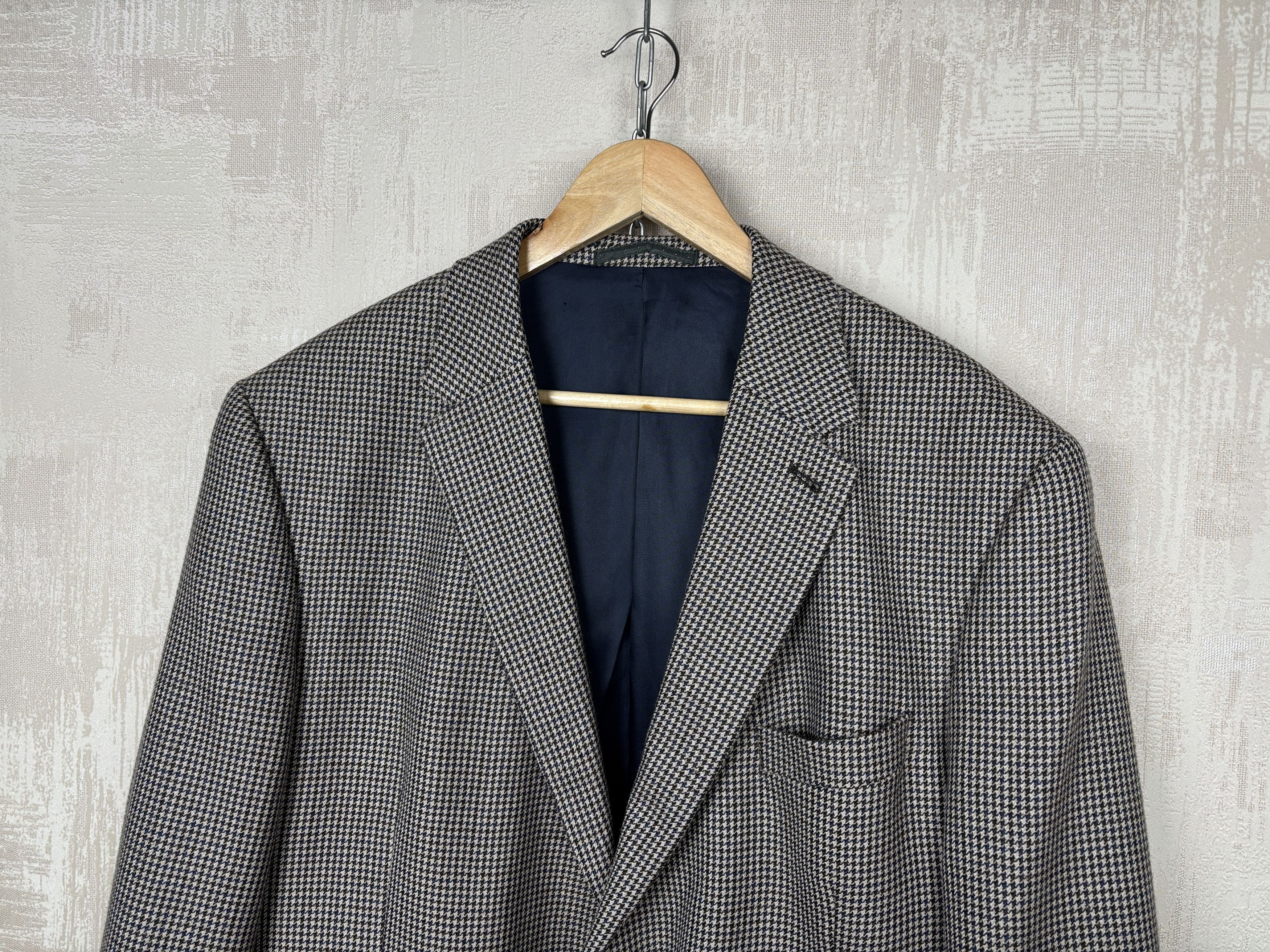 Marks & Spencer Marks and Spencer Wool Houndstooth Blazer Lanificio Campore Size 46R - 4 Thumbnail