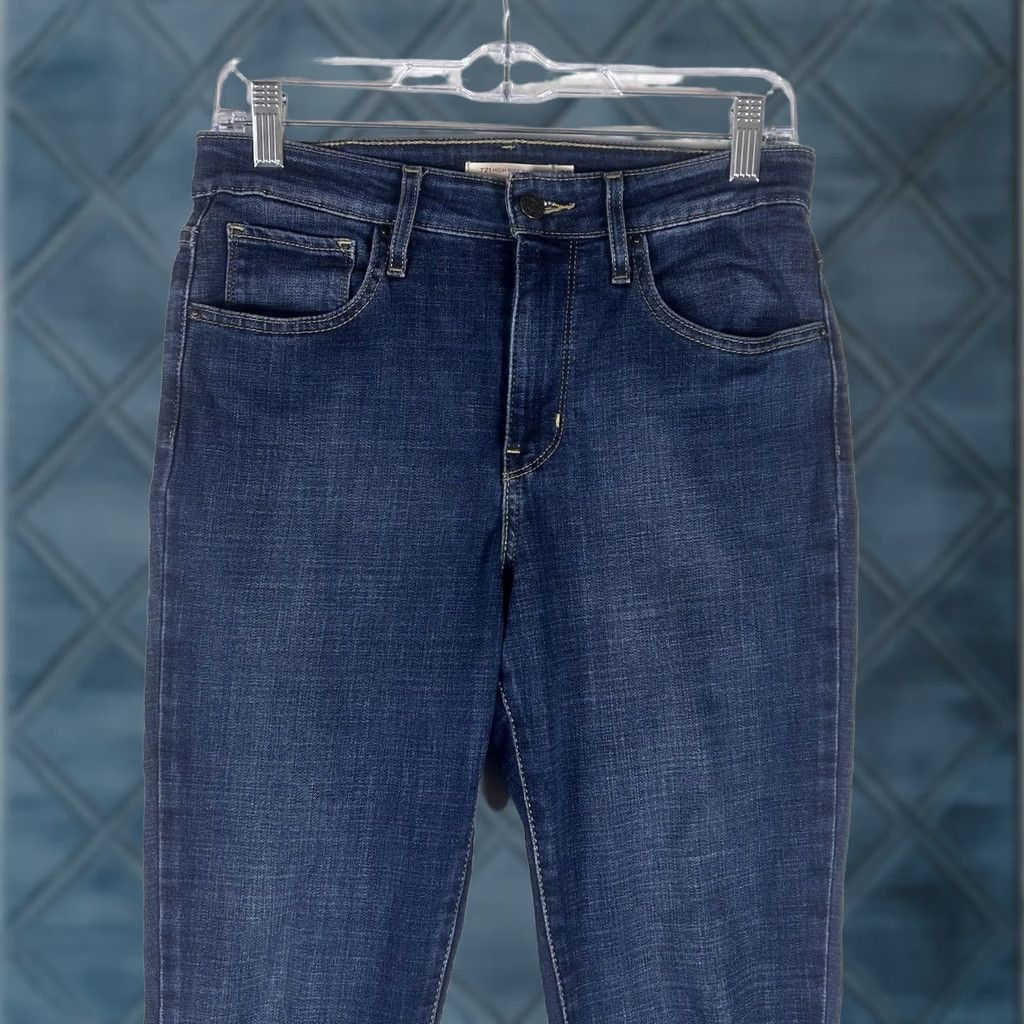 Levi's Levi’s 721 High Rise Skinny Jeans Womens 28 Blue Denim Casual 30" Inseam Size 28" / US 6 / IT 42 - 1 Thumbnail