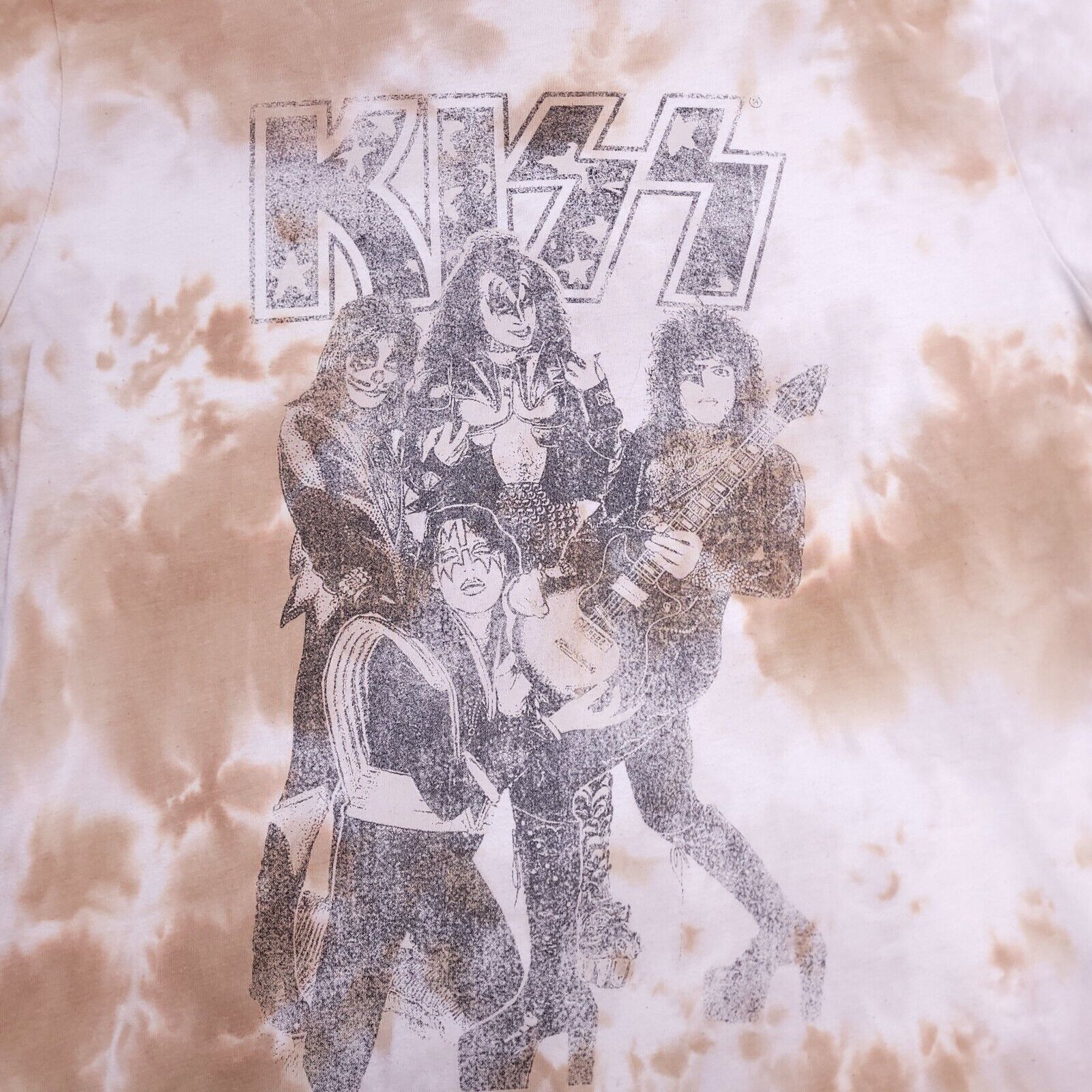 KISS Kiss Casual Graphic T Shirt Adult Mens Size L White Beige Size US L / EU 52-54 / 3 - 4 Thumbnail