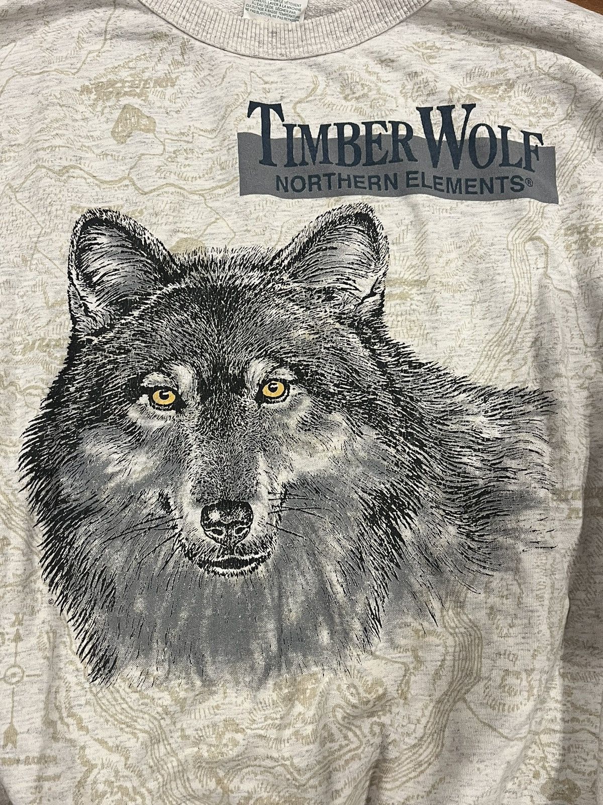 Other Vintage 90’s Northern Elements Timber Wolf Crew - sz small Size US S / EU 44-46 / 1 - 2 Thumbnail