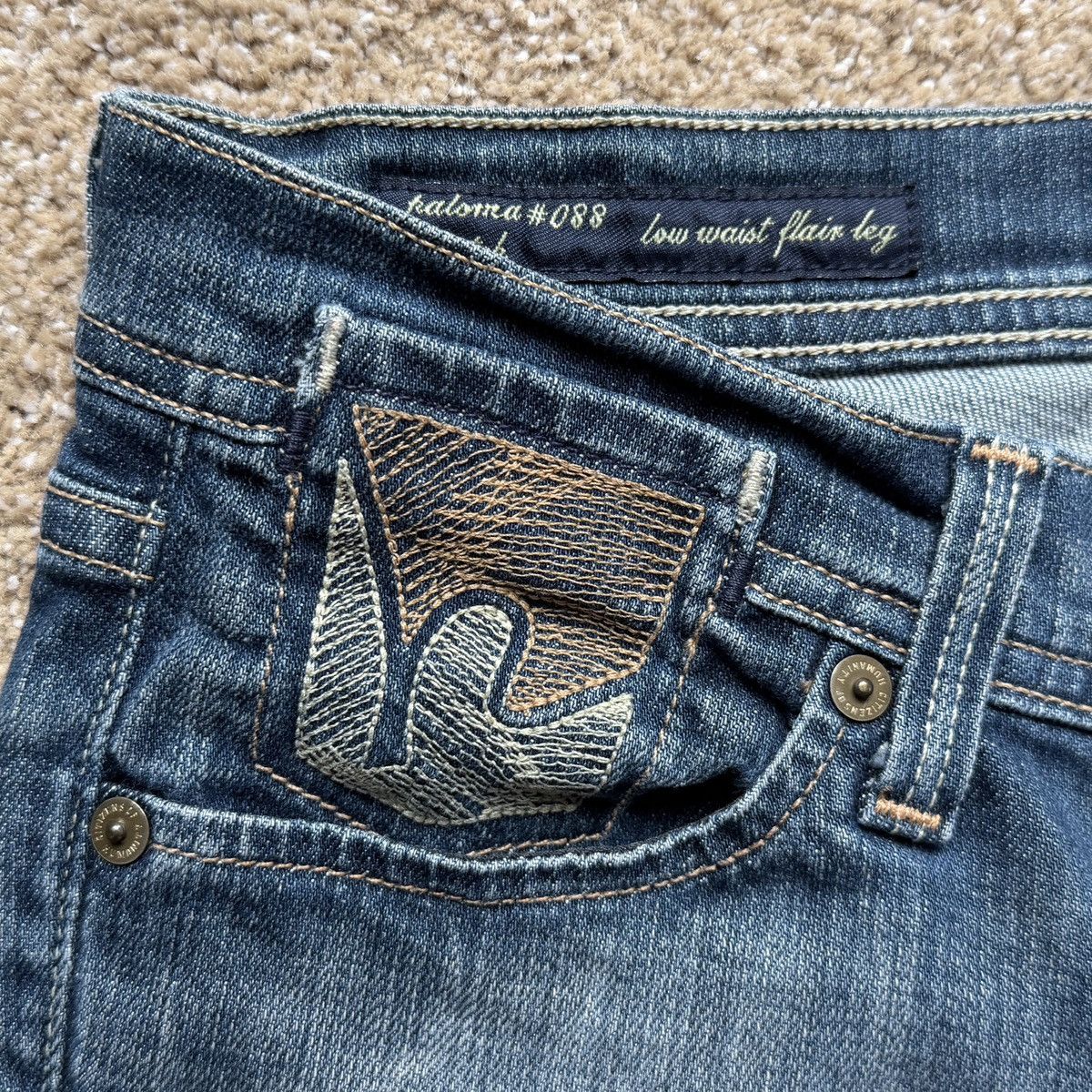 Citizens Of Humanity Citizens of Humanity Paloma Low Rise Flare Size 28" / US 6 / IT 42 - 4 Thumbnail
