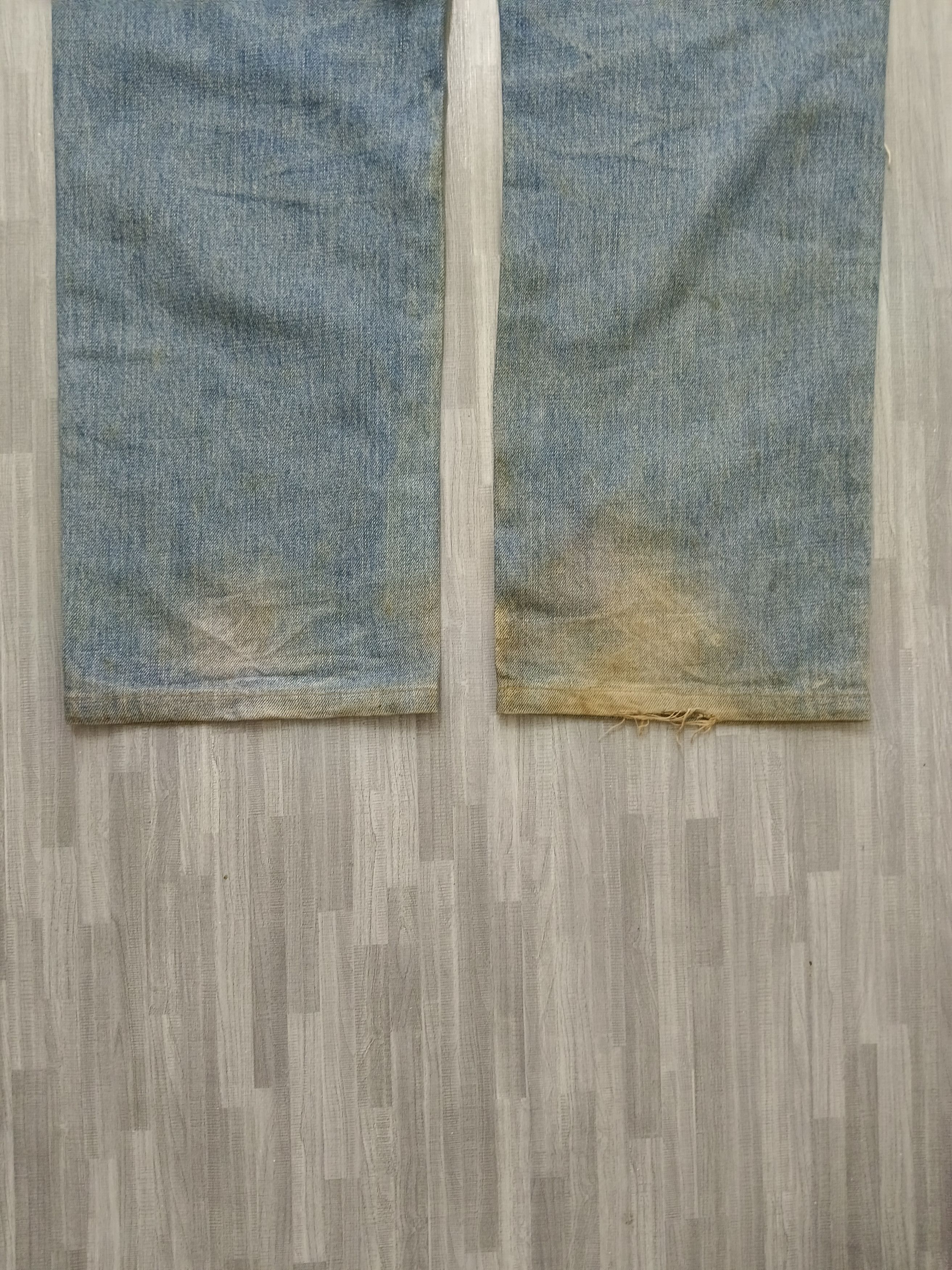 Edwin 🔥INSANE 90s RIPED KURT COBAIN STYLE EDWIN DENIM PANTS Size US 30 / EU 46 - 8 Thumbnail