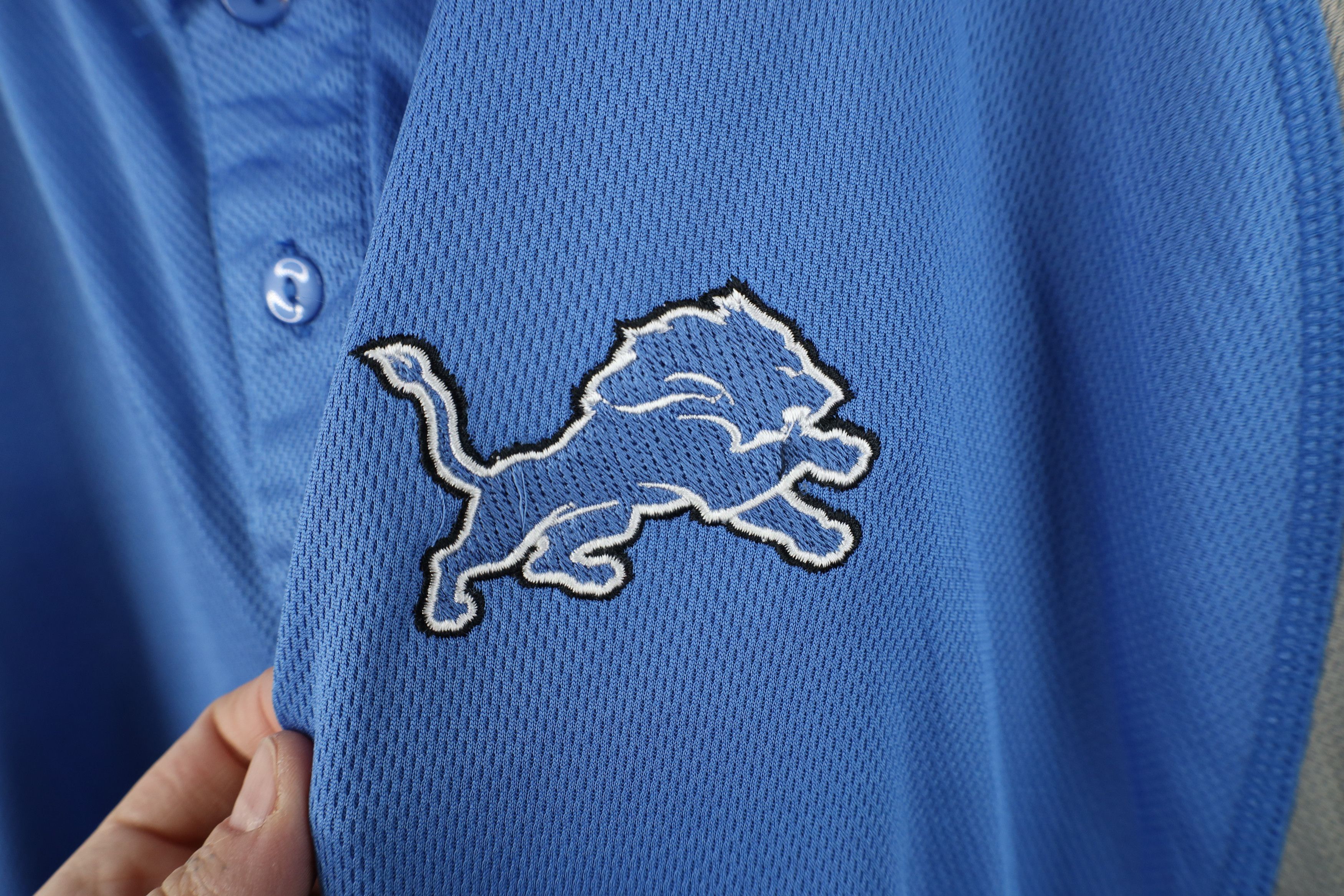 Vintage Deadstock Vintage Y2K Detroit Lions Football Golf Polo Shirt Size US XXL / EU 58 / 5 - 7 Thumbnail