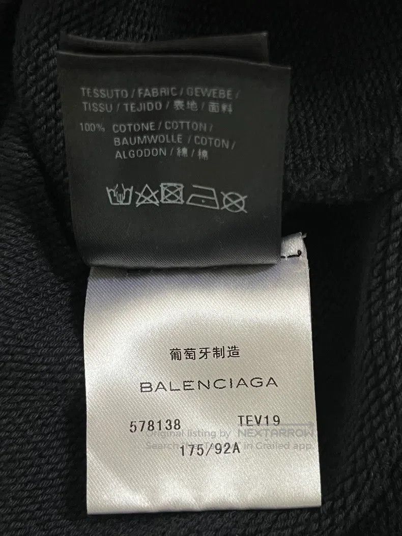 Balenciaga Balenciaga Black and yellow buckle sweatshirt Size US S / EU 44-46 / 1 - 5 Thumbnail