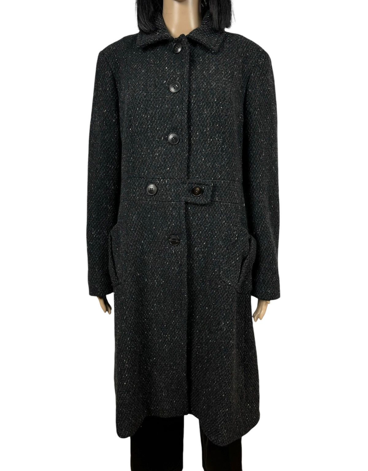 Weekend Max Mara Weekend Max Mara Knit Overcoat Lana Wool size US12 IT46 Size L / US 10 / IT 46 - 3 Thumbnail