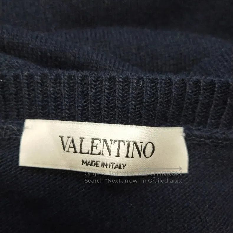 Valentino Valentino Plush blend patterned crew neck knit Size M / US 6-8 / IT 42-44 - 8 Thumbnail