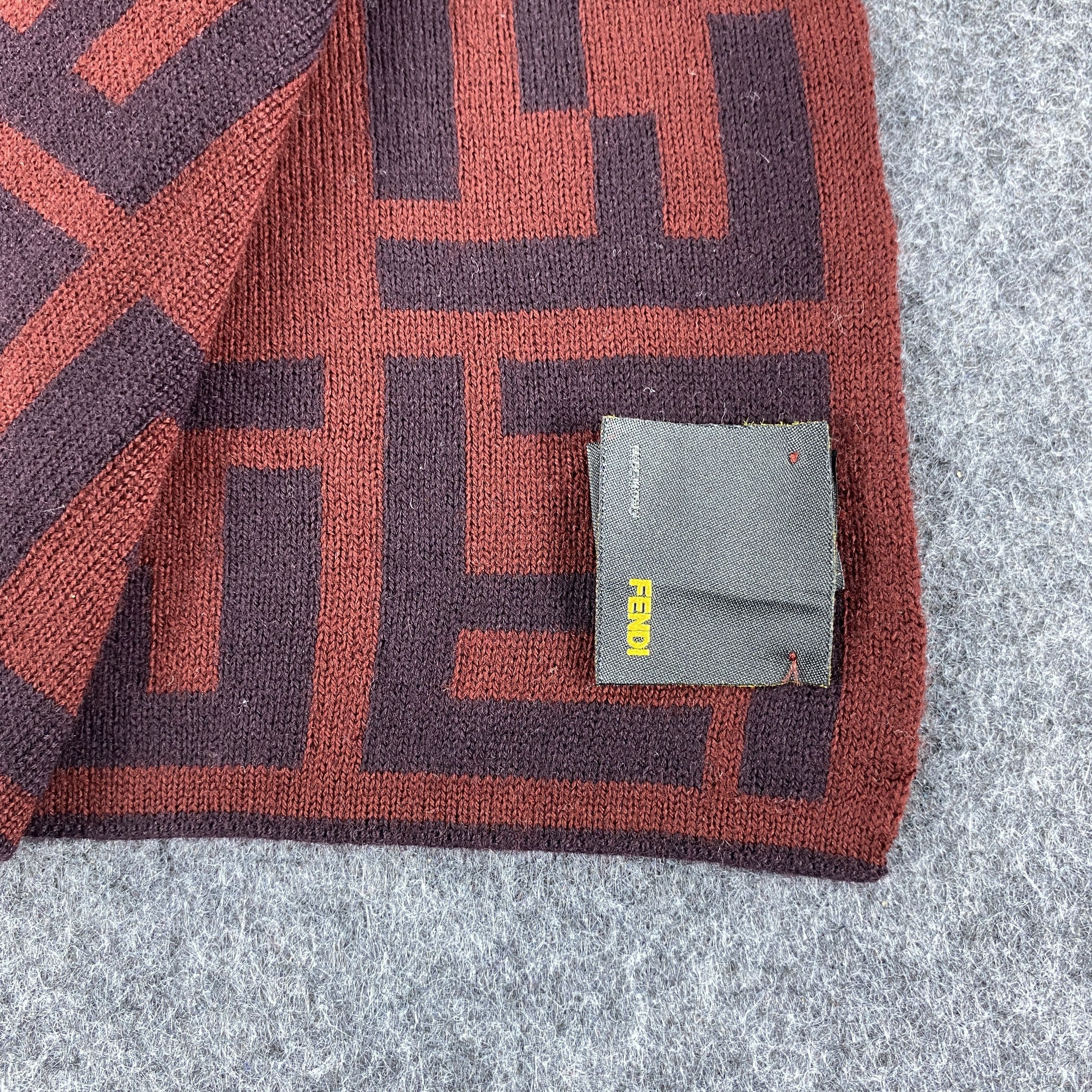Fendi × Vintage FENDI Scarf # Muffler # Neckwear # D462 Size ONE SIZE - 3 Thumbnail