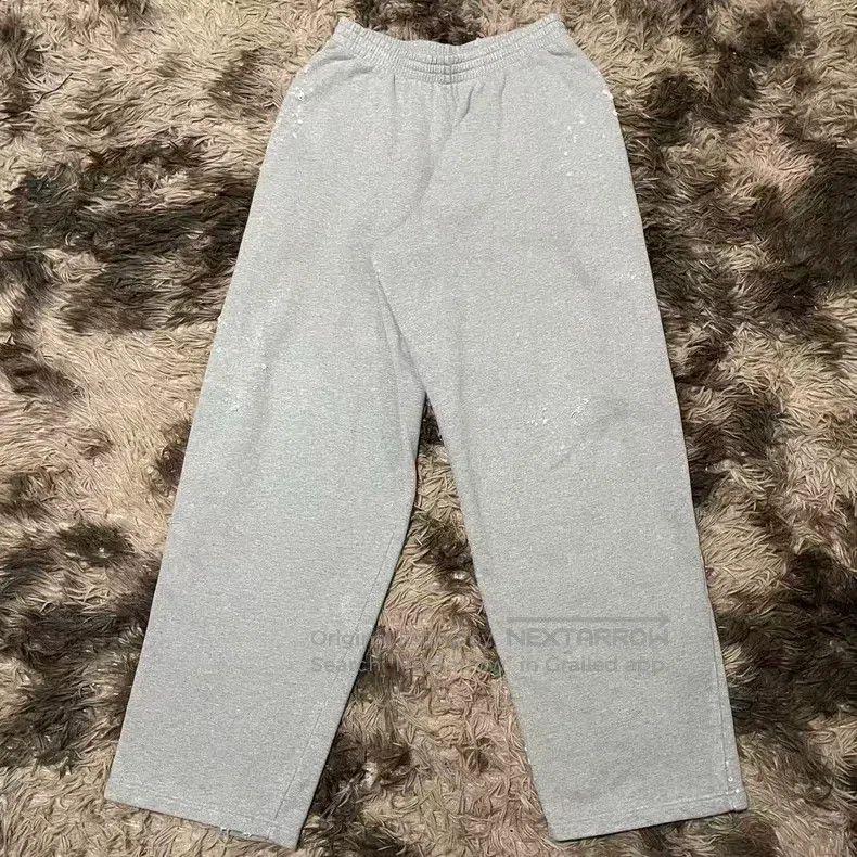 Balenciaga Balenciaga size S Hole Distressed Baggy Loose Straight Leg Size US 27 - 1 Thumbnail