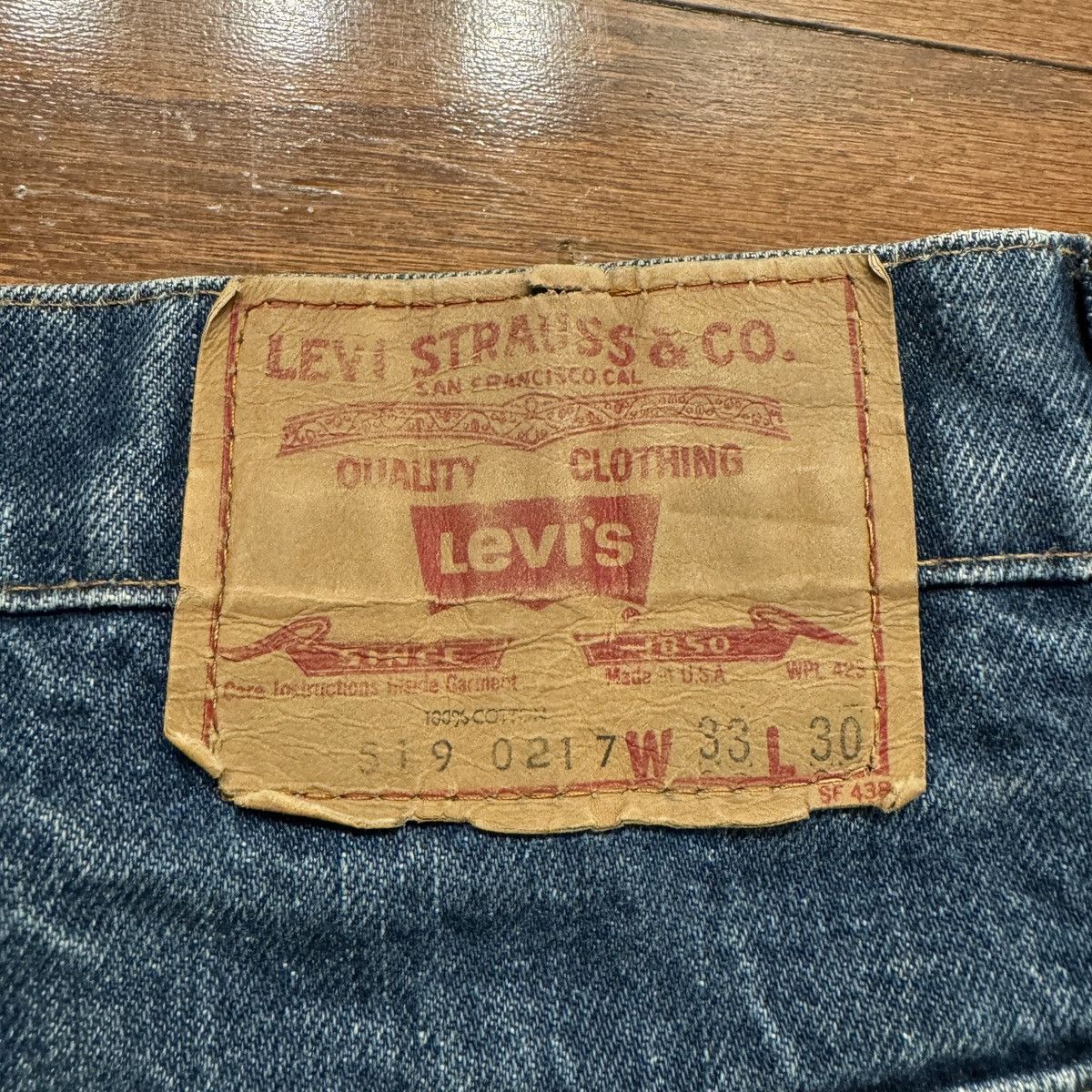 Levi's Vintage Levi’s 519-0217 Orange Tab Cutoff Shirts, 31W Size US 31 - 4 Thumbnail