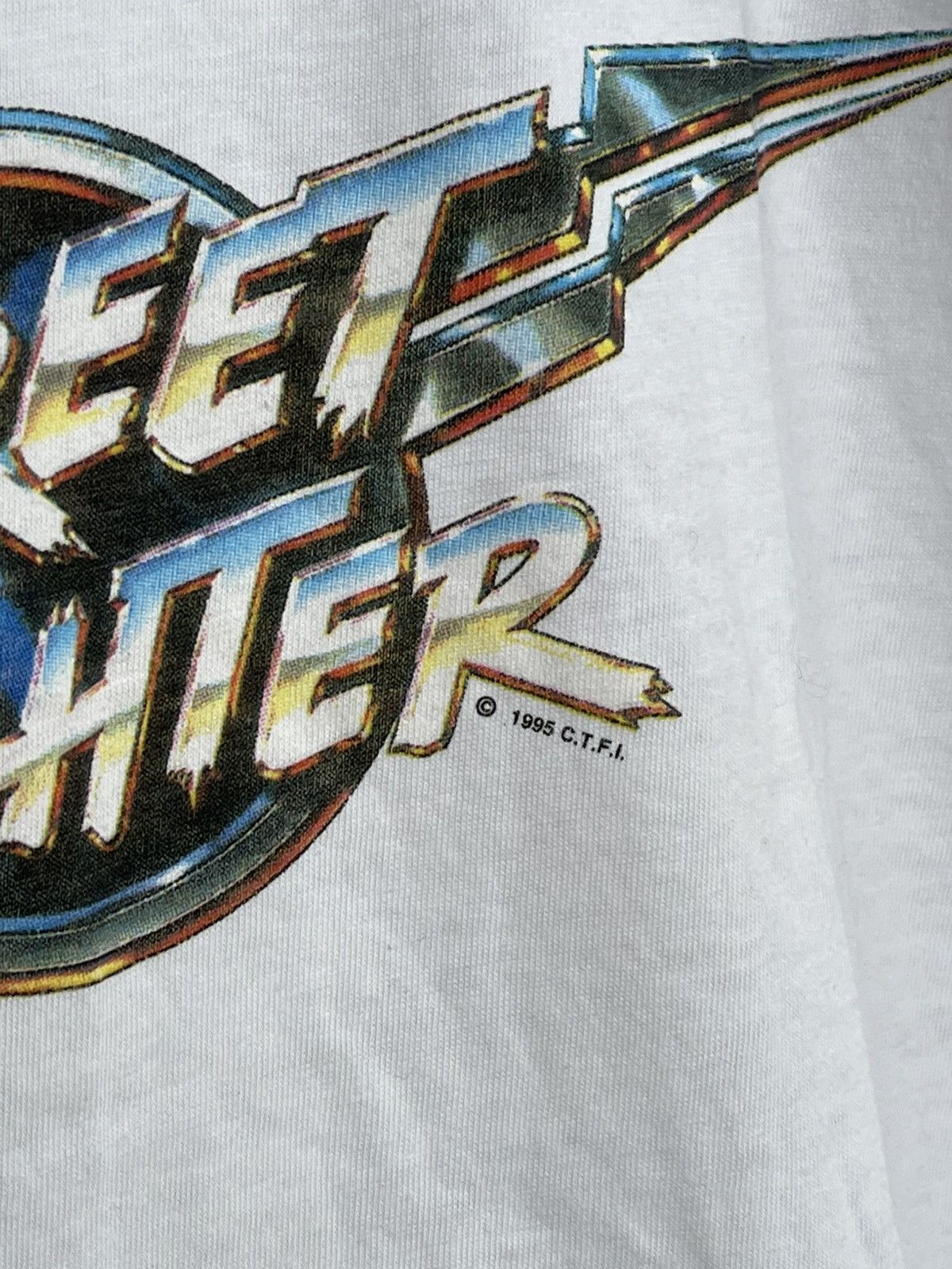 Vintage 1995 Street Fighter Vintage Movie T-Shirt Tee Size US XL / EU 56 / 4 - 7 Thumbnail
